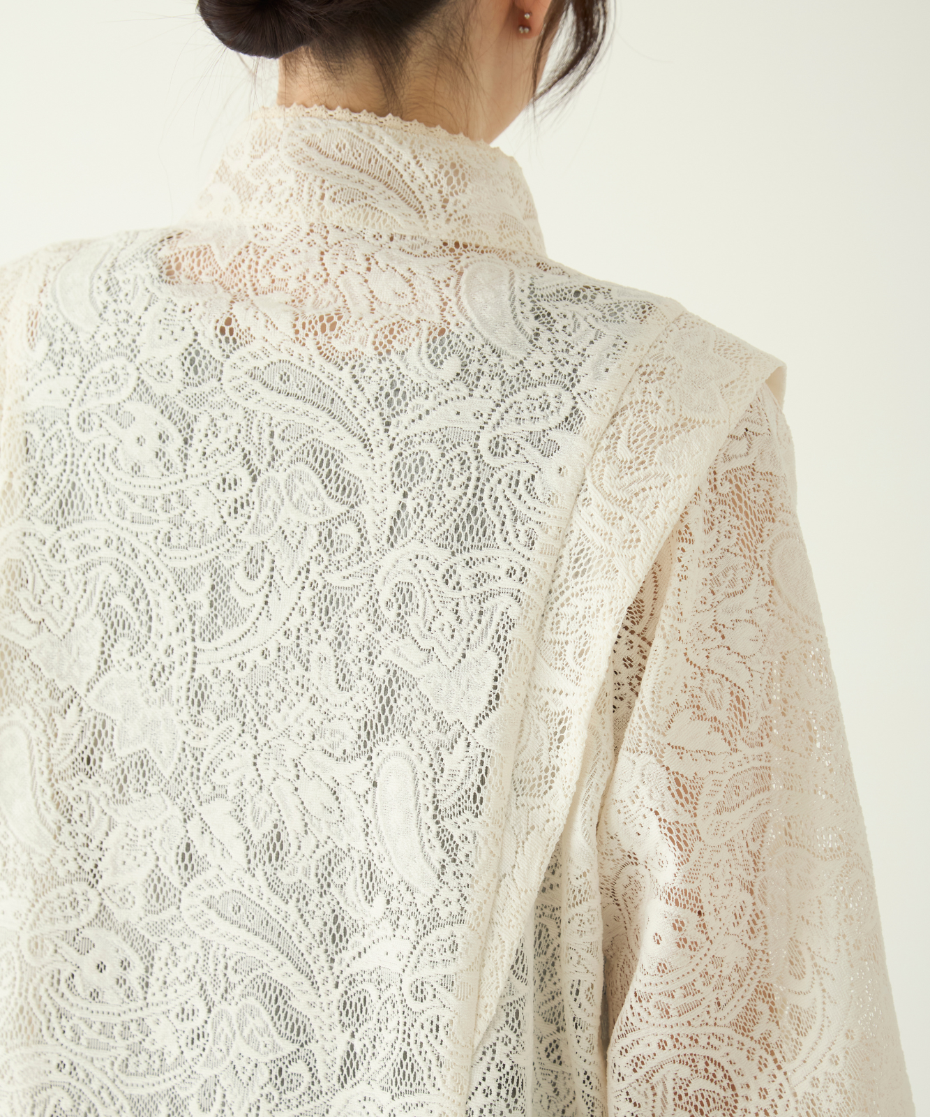 ≪通常販売≫front tuck lace blouse(フロントタックレースブラウス)