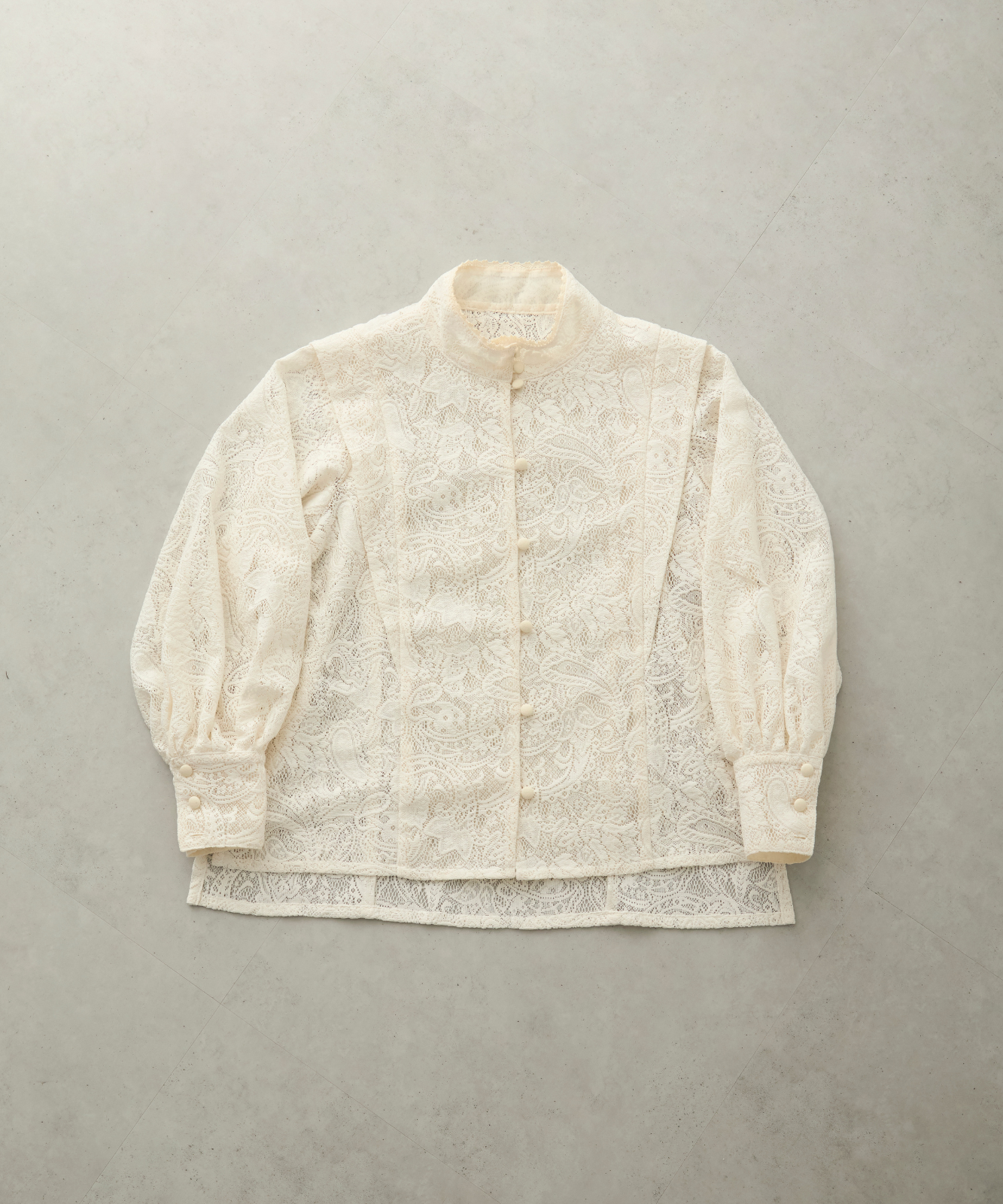 ≪通常販売≫front tuck lace blouse(フロントタックレースブラウス)