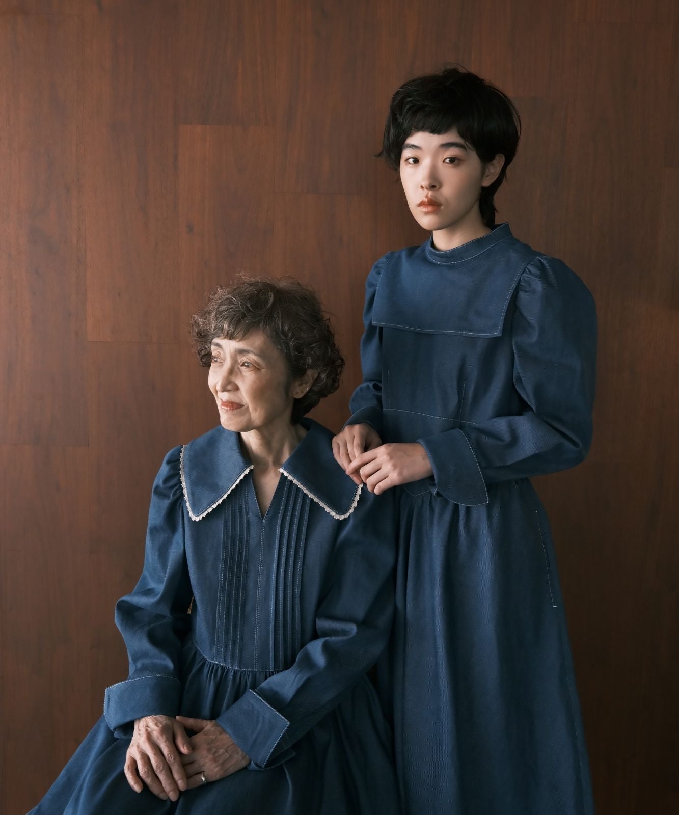 ≪予約販売≫princess gather denim classical dress(プリンセスギャザーデニムクラシカルドレス)≪2023年11月20日15:00販売開始≫≪2024年1月下旬以降発送予定≫