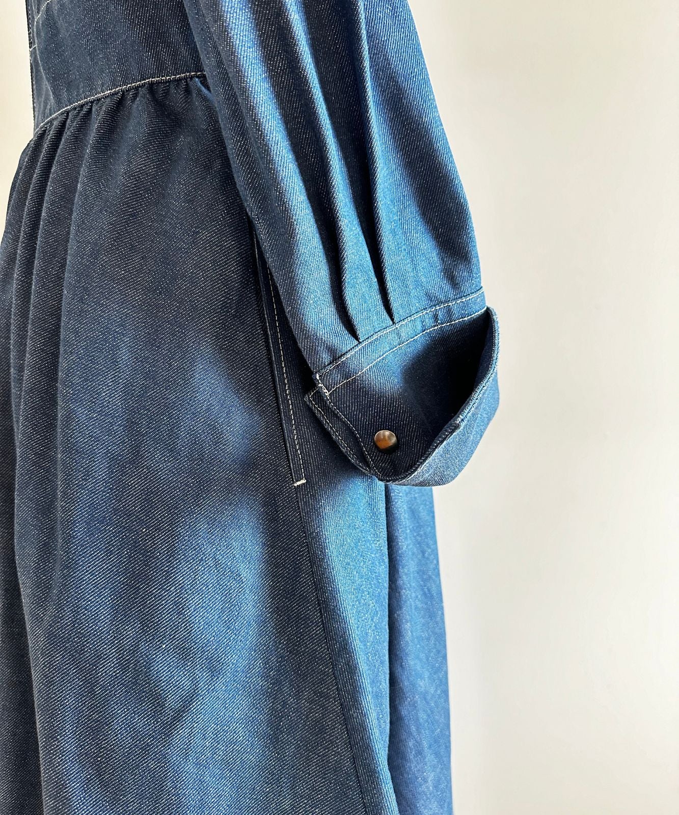 ≪通常販売≫princess gather denim classical dress(プリンセスギャザーデニムクラシカルドレス)