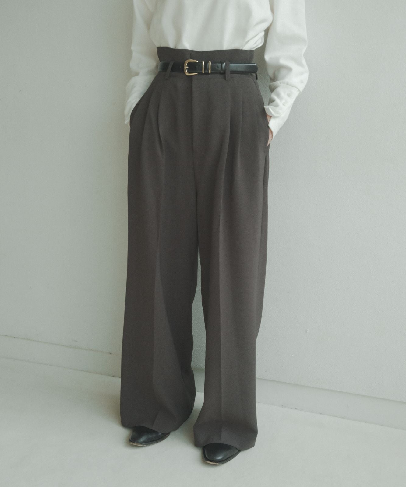 ≪予約販売≫melange nice easy wide pants(メランジナイスイージーワイドパンツ)≪2023年8月21日19:00販売開始≫≪2023年11月上旬発送予定≫
