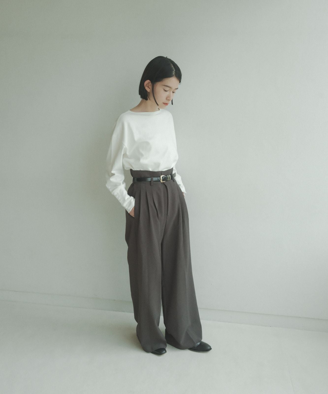 ≪予約販売≫melange nice easy wide pants(メランジナイスイージーワイドパンツ)≪2023年8月21日19:00販売開始≫≪2023年11月上旬発送予定≫