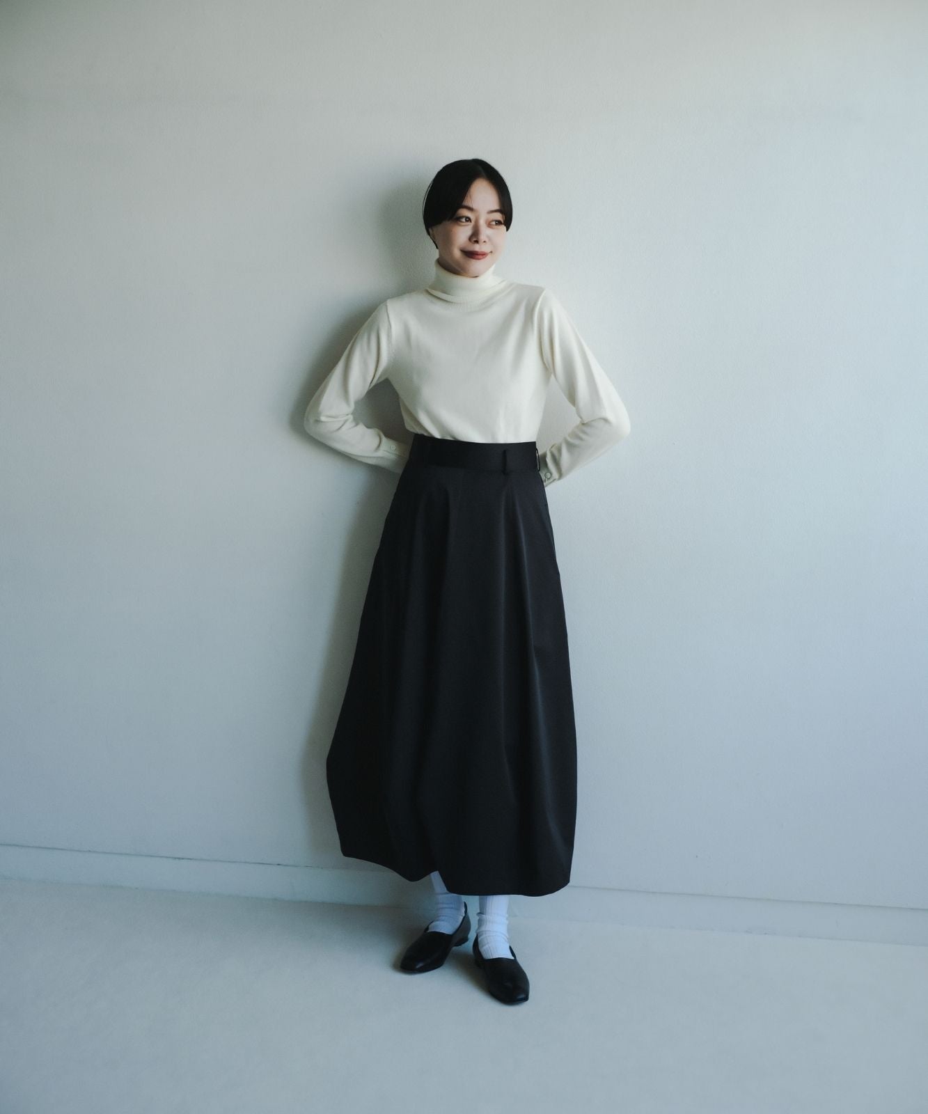 ≪予約販売≫ester cocoon skirt(エステルコクーンスカート)≪2023年10月9日15:00販売開始≫≪2023年12月下旬以降発送予定≫