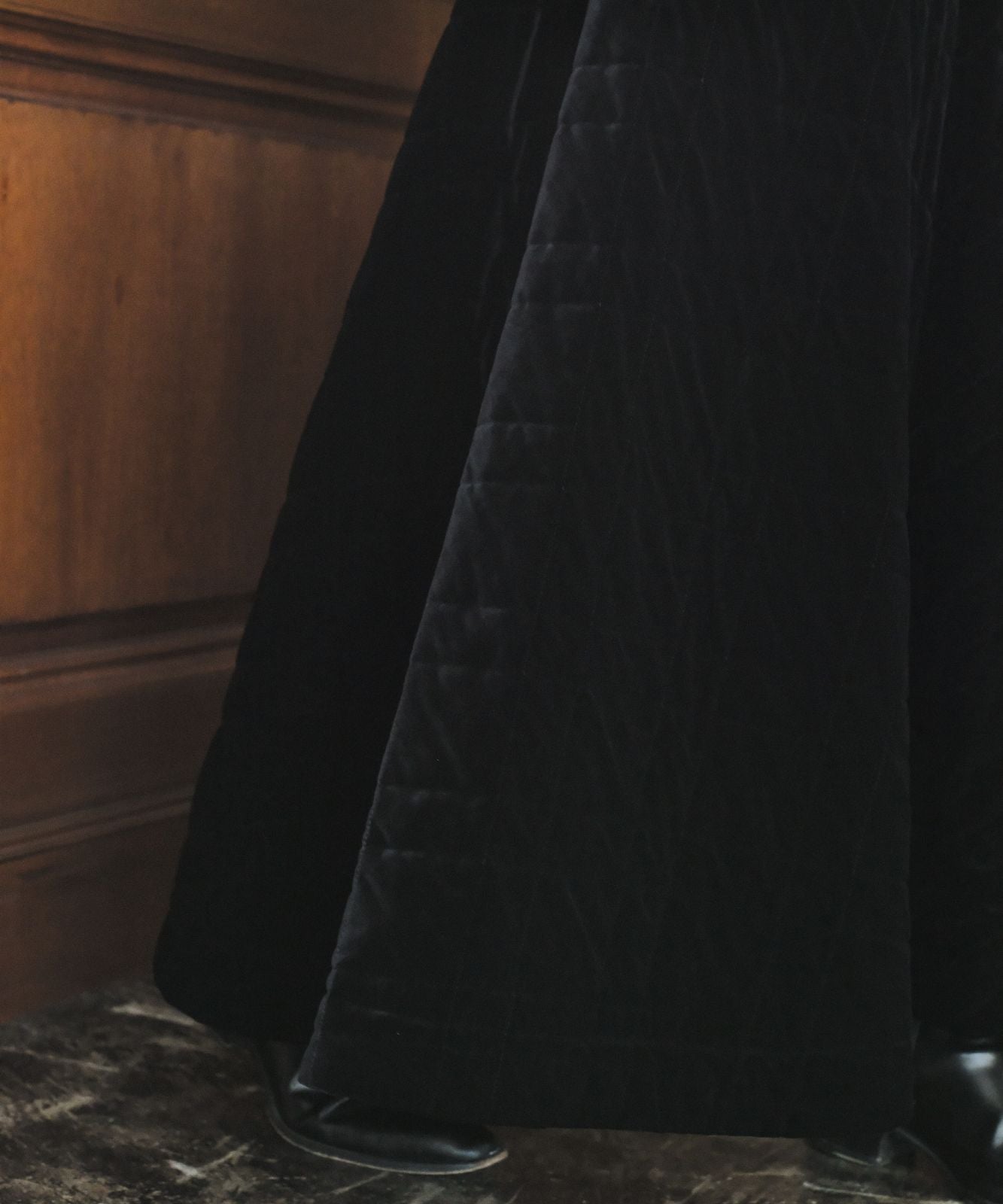 ≪予約販売≫velvet quilting super flare skirt (ベルベットキルティングスーパーフレアスカート)≪2023年9月11日15:00販売開始≫≪2023年11月上旬発送予定≫