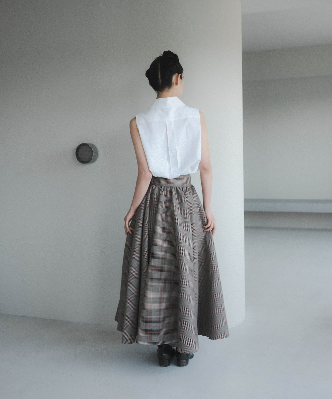 ≪予約販売≫gather flare check skirt(ギャザーフレアチェックスカート)≪2023年5月19日13:00販売開始≫≪2023年7月下旬発送予定≫
