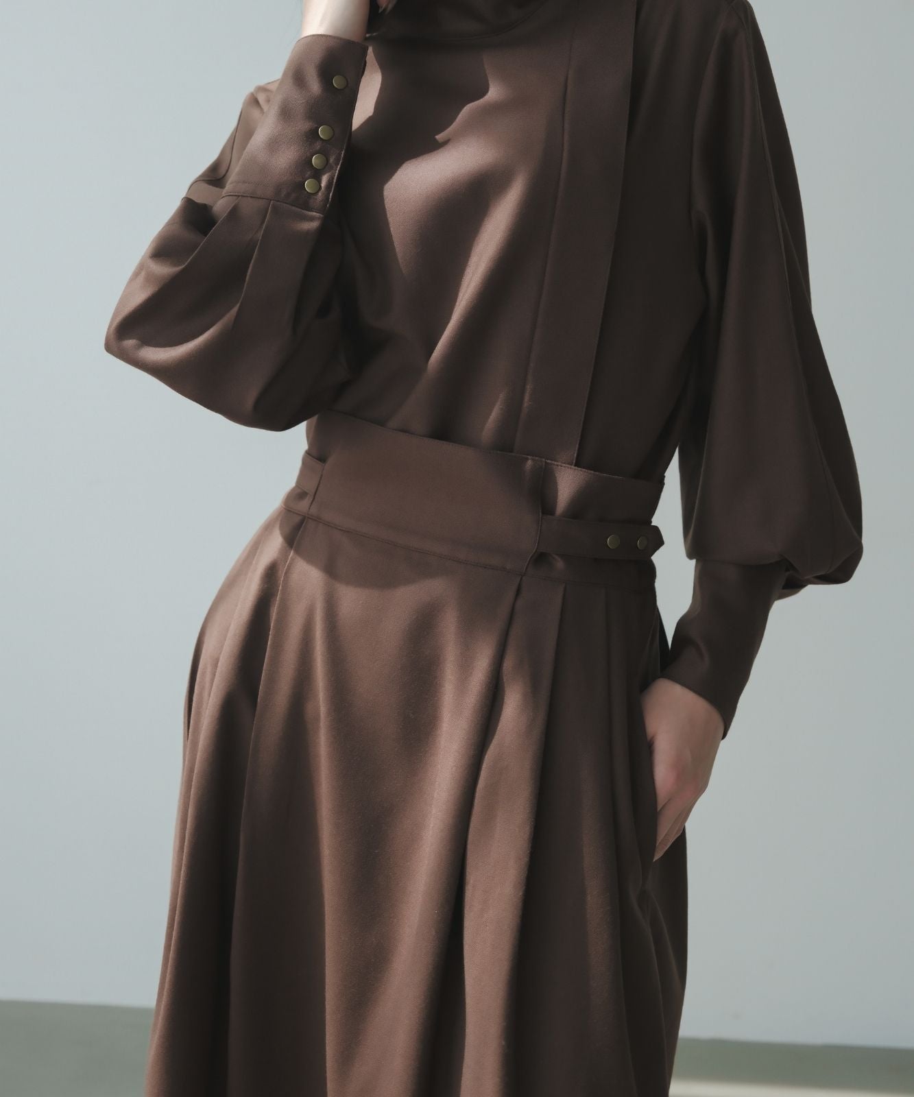 ≪予約販売≫adjust primitve skirt "tin"(アジャストプリミティブスカート "tin")≪2023年11月6日15:00販売開始≫≪2024年1月下旬以降発送予定≫