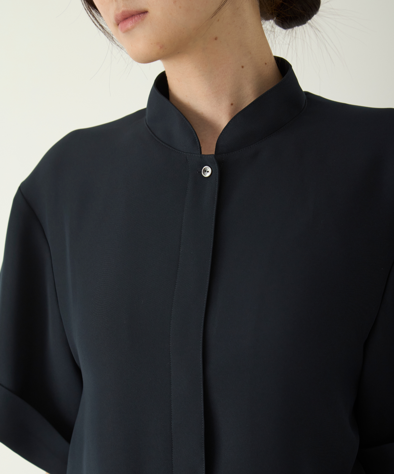 ≪通常販売≫stand collar toro blouse(スタンドカラートロブラウス)