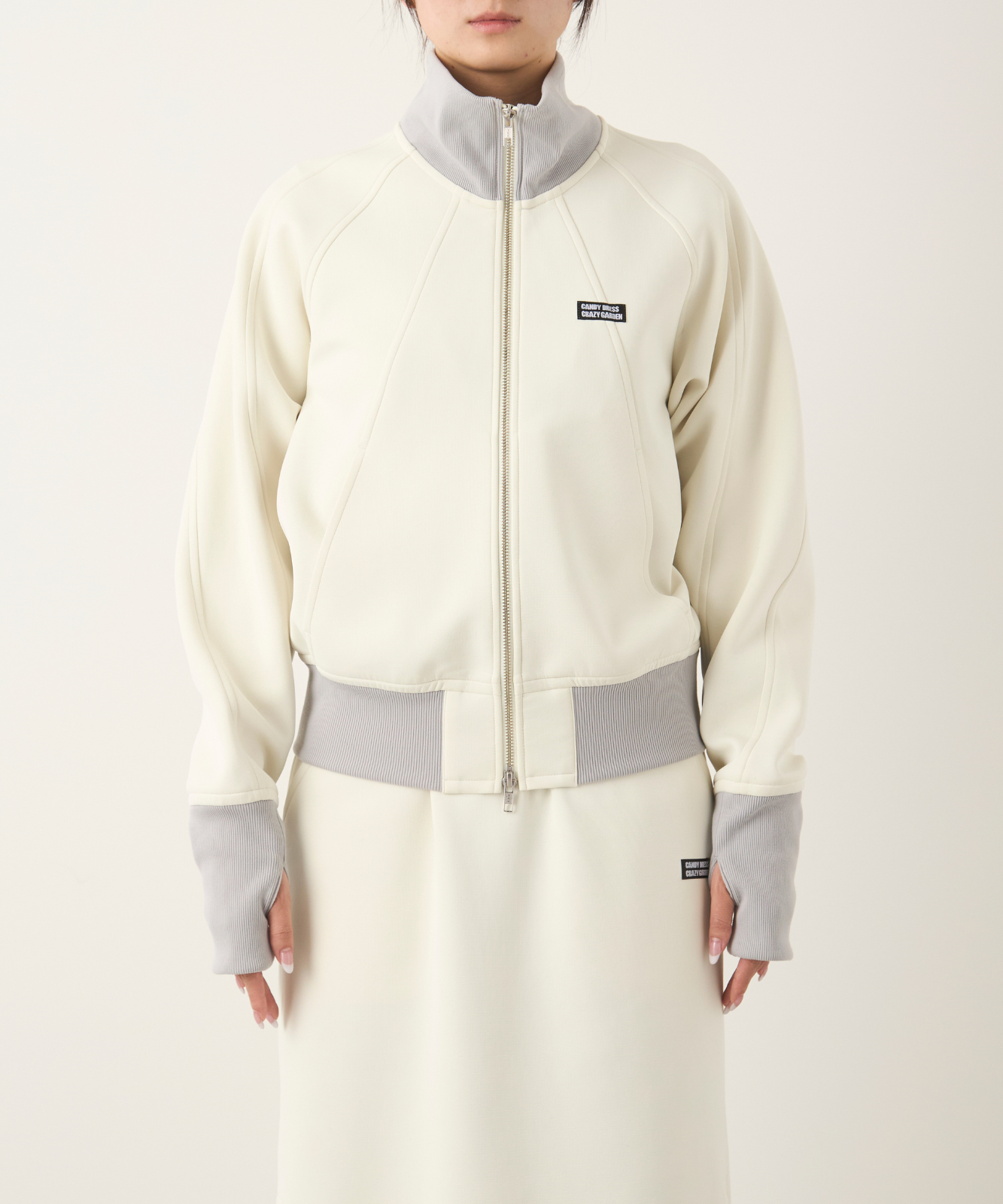 ≪通常販売≫track candy high neck jacket(トラックキャンディーハイネックジャケット)