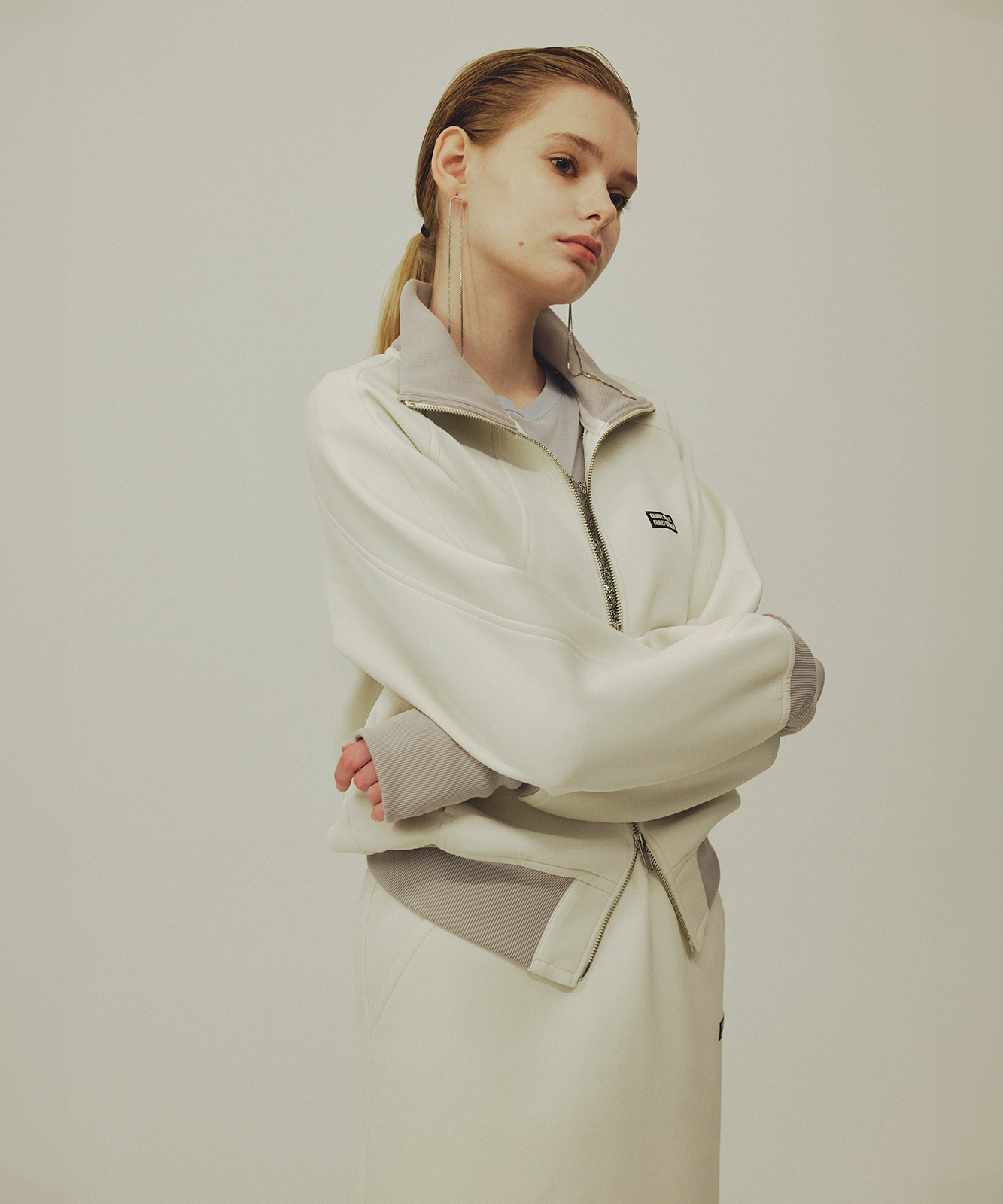 ≪通常販売≫track candy high neck jacket(トラックキャンディーハイネックジャケット)