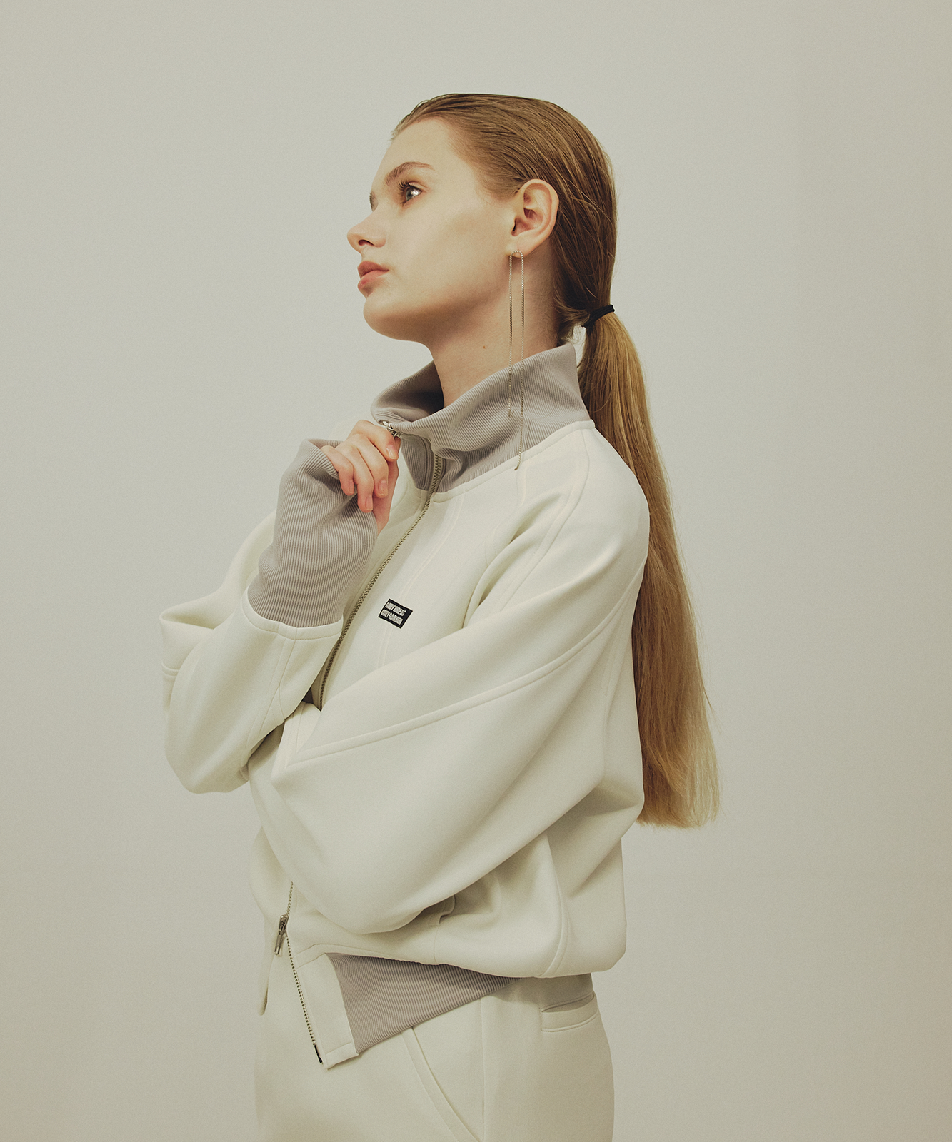 ≪通常販売≫track candy high neck jacket(トラックキャンディーハイネックジャケット)