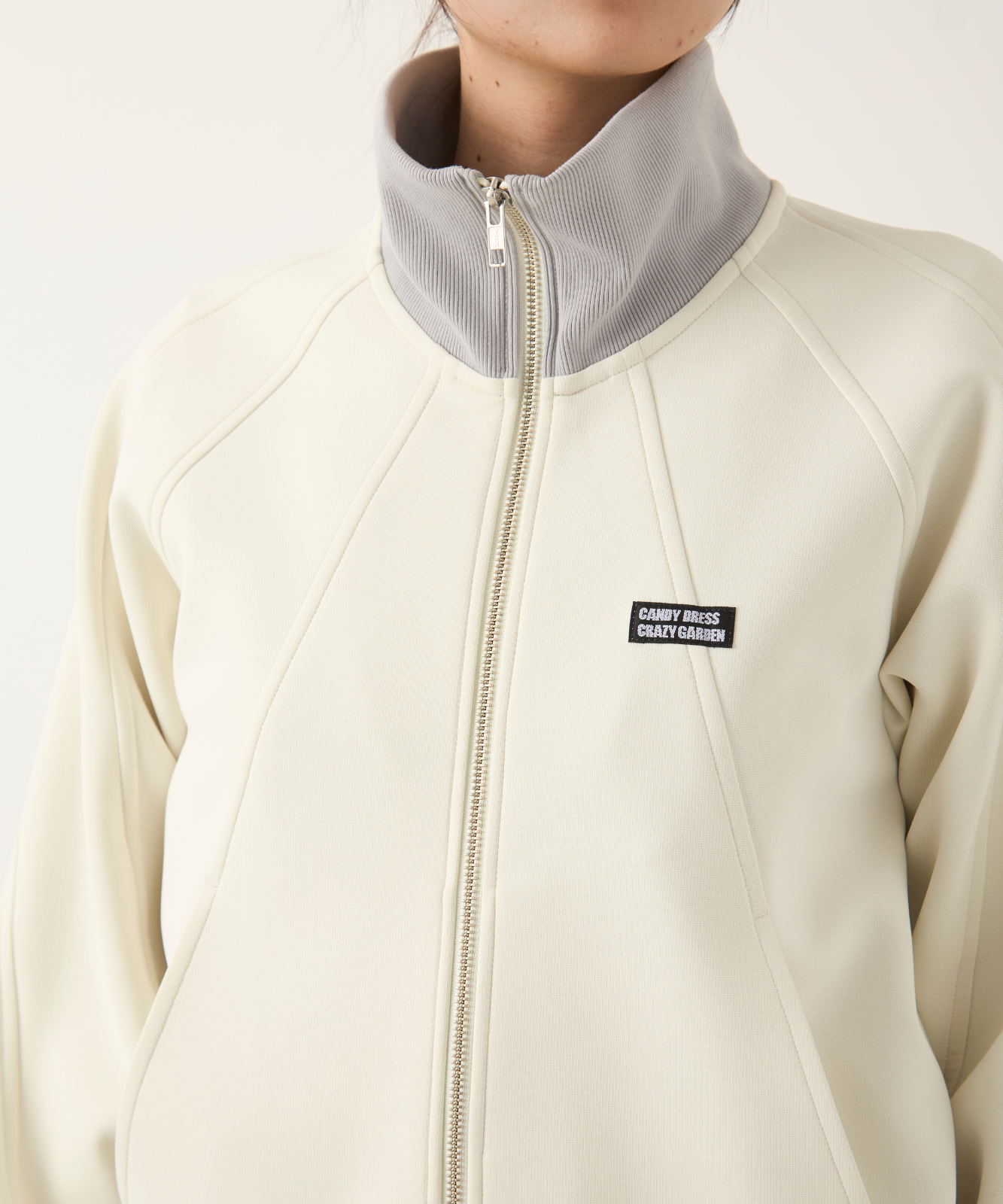 ≪通常販売≫track candy high neck jacket(トラックキャンディーハイネックジャケット)