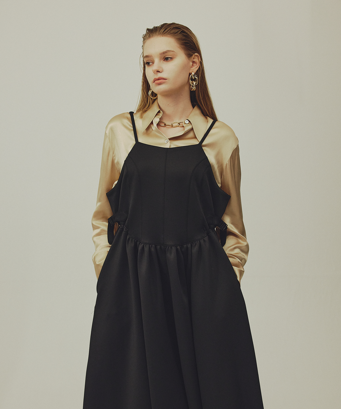 ≪通常販売≫volume gather camisole dress(ボリュームギャザーキャミソールドレス)