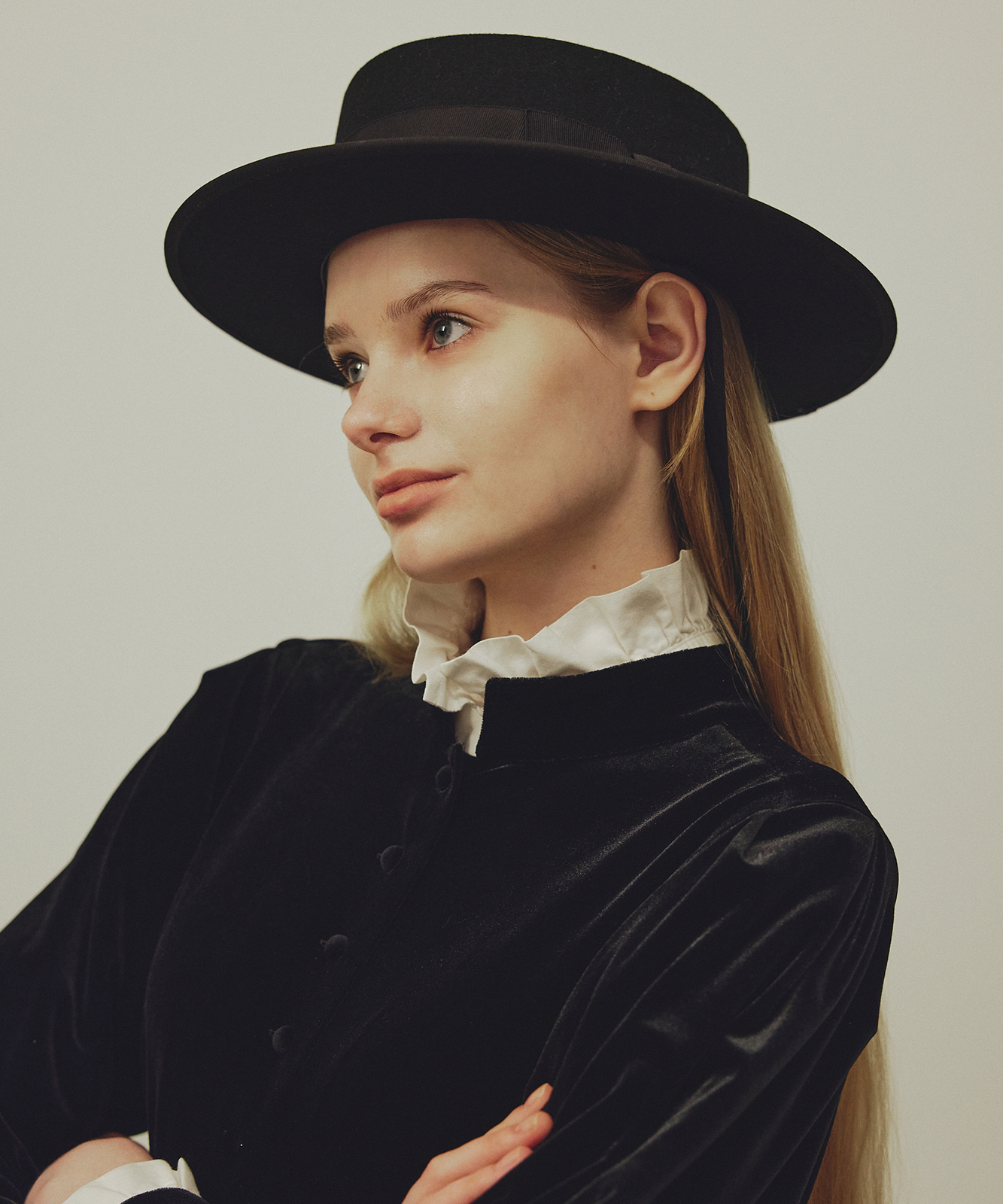 ≪通常販売≫【THE DRESS #57】velour front button dress(ベロアフロントボタンドレス)