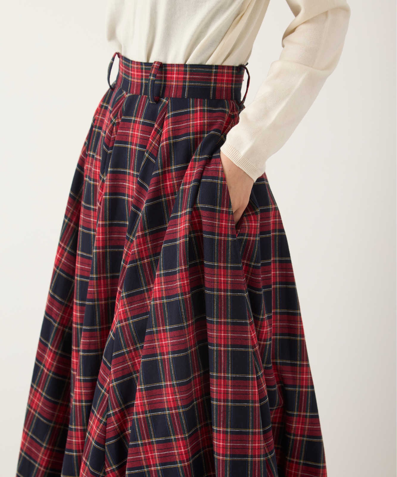 ≪通常販売≫royal tartan check flare skirt(ロイヤルタータンチェックフレアスカート)
