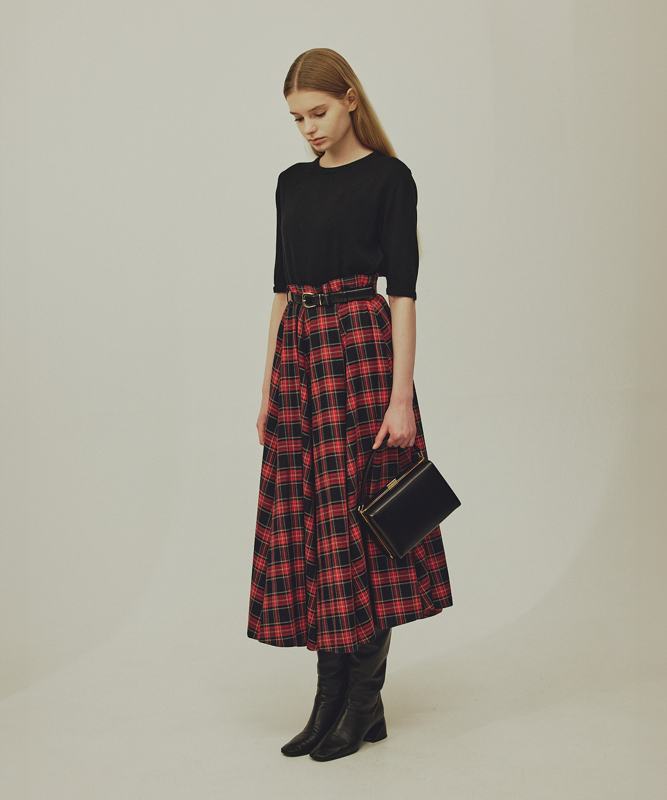 ≪通常販売≫royal tartan check flare skirt(ロイヤルタータンチェックフレアスカート)