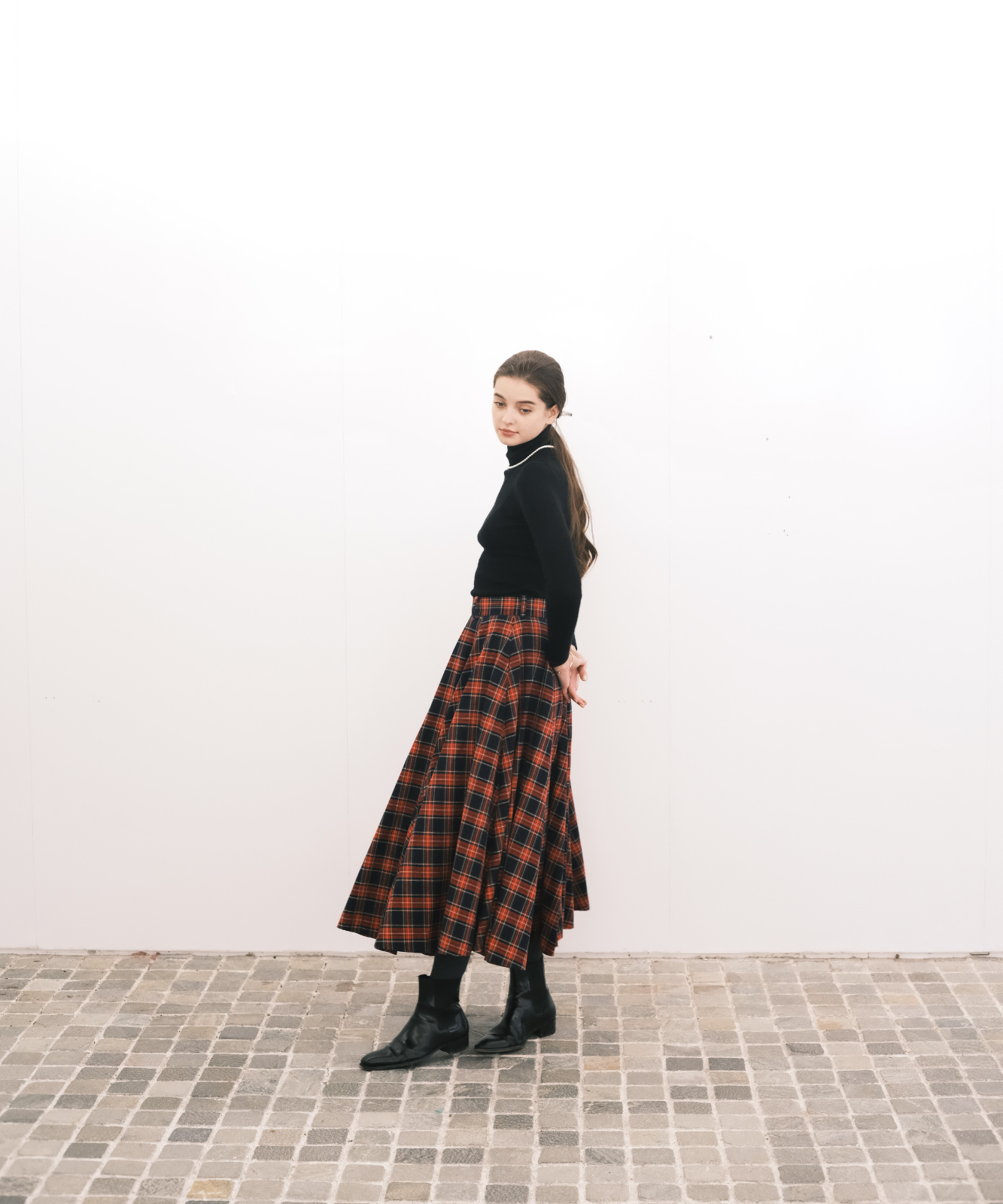 ≪通常販売≫royal tartan check flare skirt(ロイヤルタータンチェックフレアスカート)