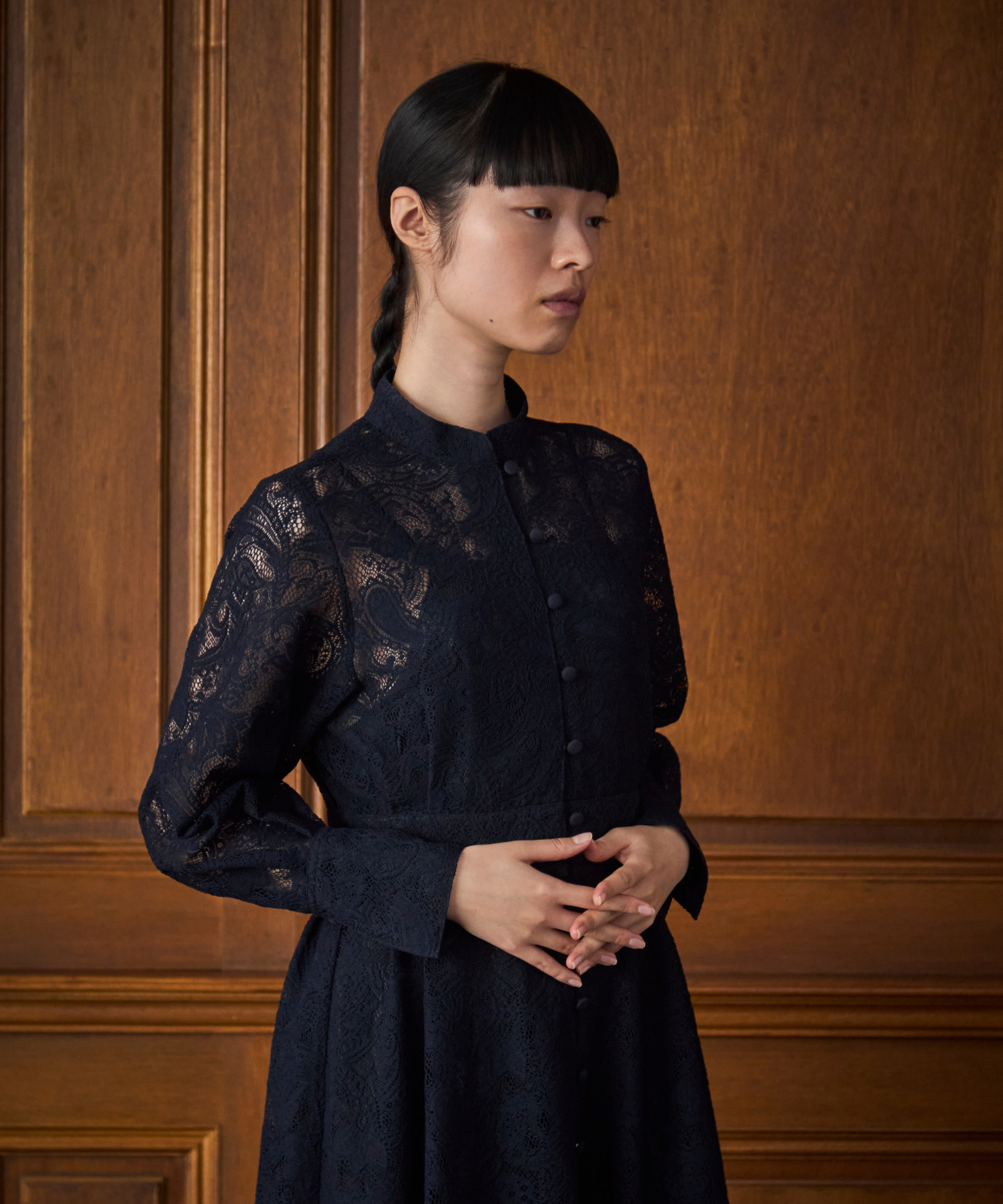 ≪通常販売≫stand collar lace dress(スタンドカラーレースドレス ≪通常販売≫stand collar lace dress(スタンドカラーレースドレス