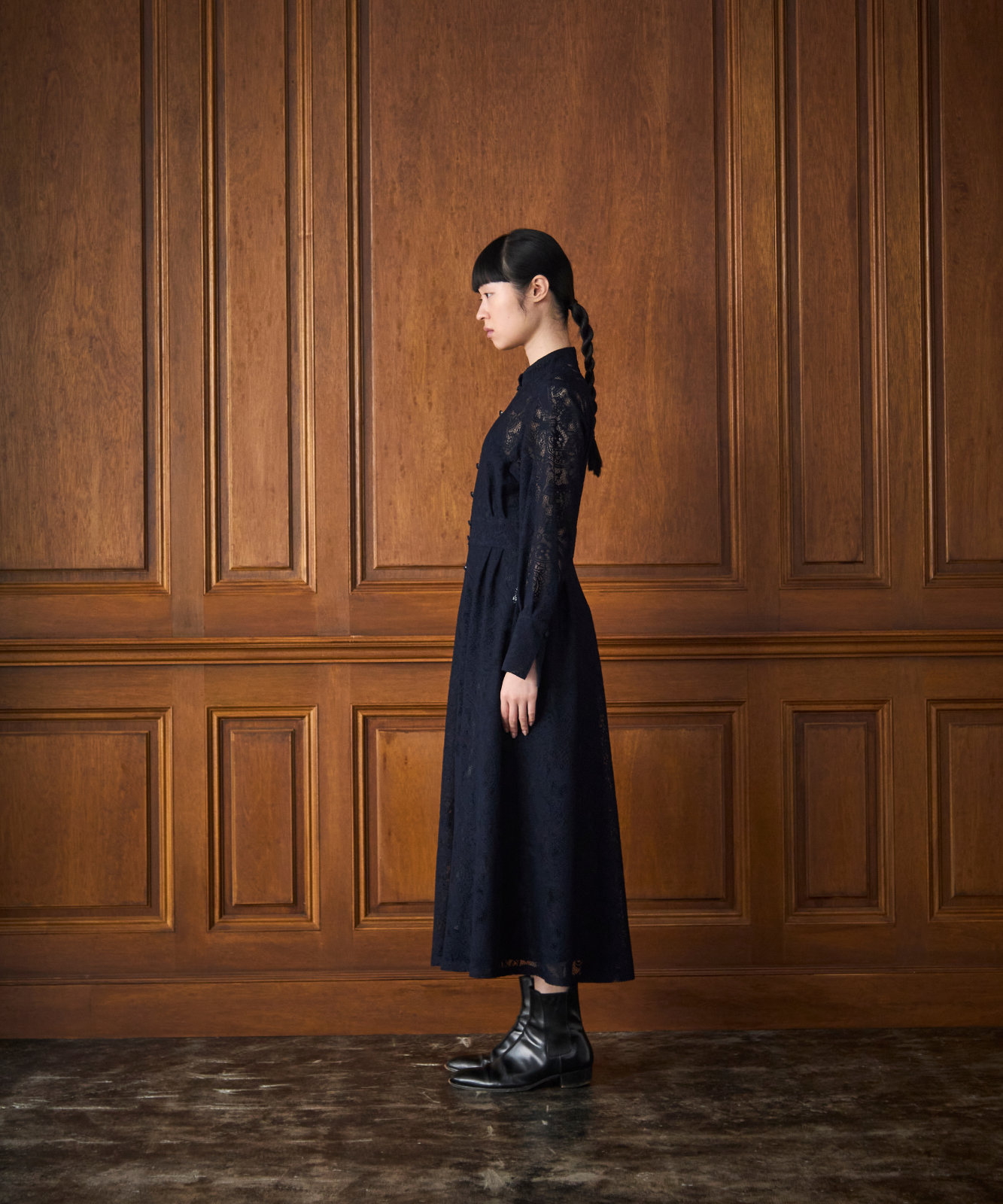 ≪通常販売≫stand collar lace dress(スタンドカラーレースドレス)
