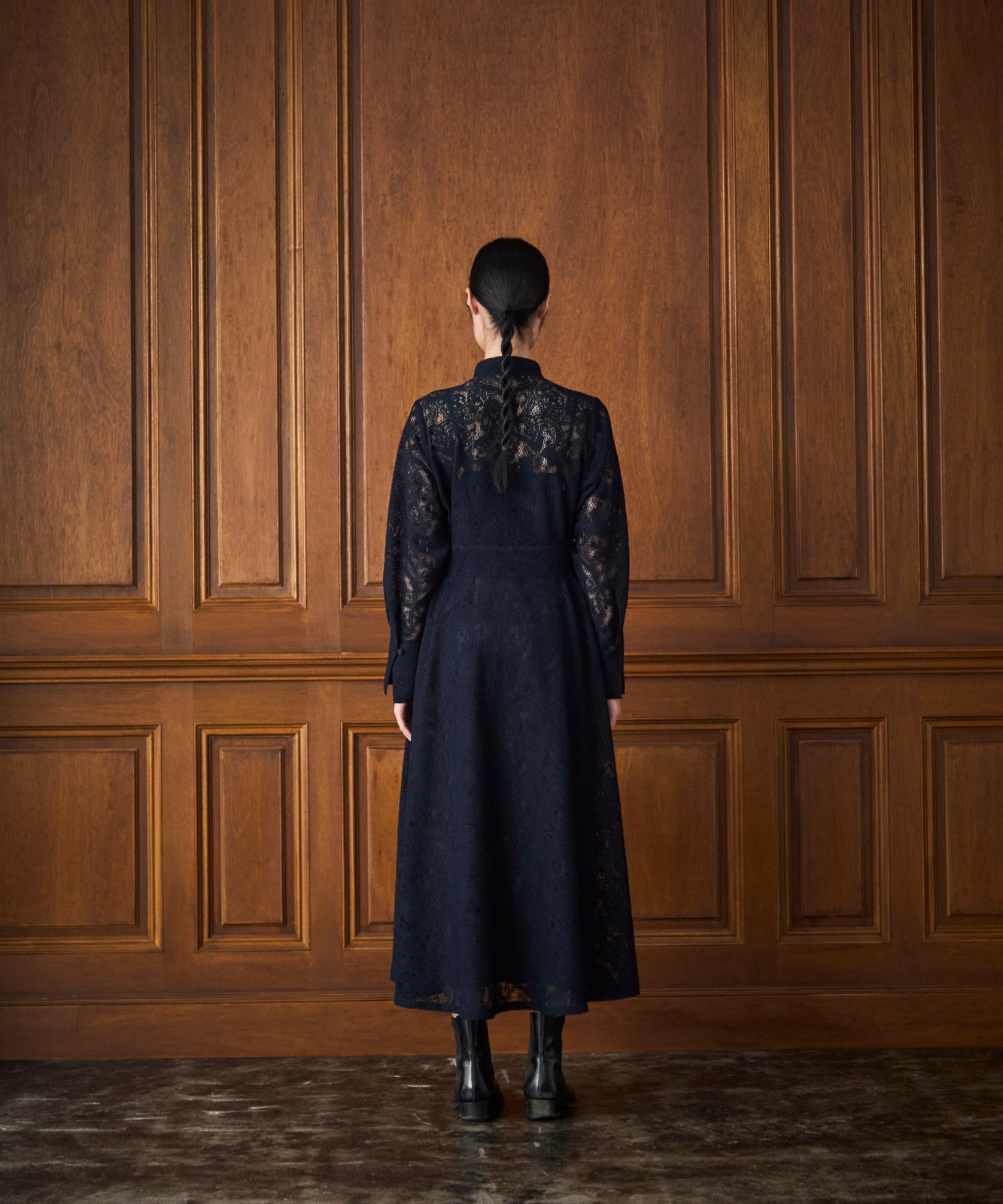 ≪通常販売≫stand collar lace dress(スタンドカラーレースドレス)