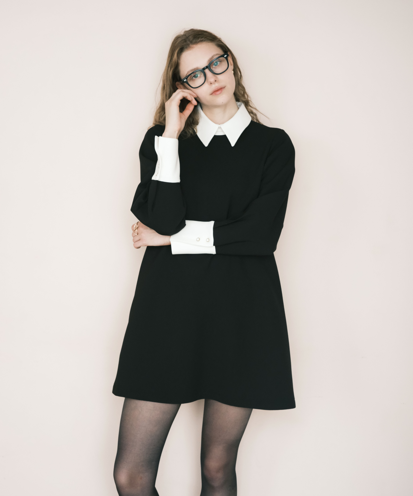 ≪通常販売≫【THE DRESS #60】bicolor mini dress(バイカラーミニドレス)