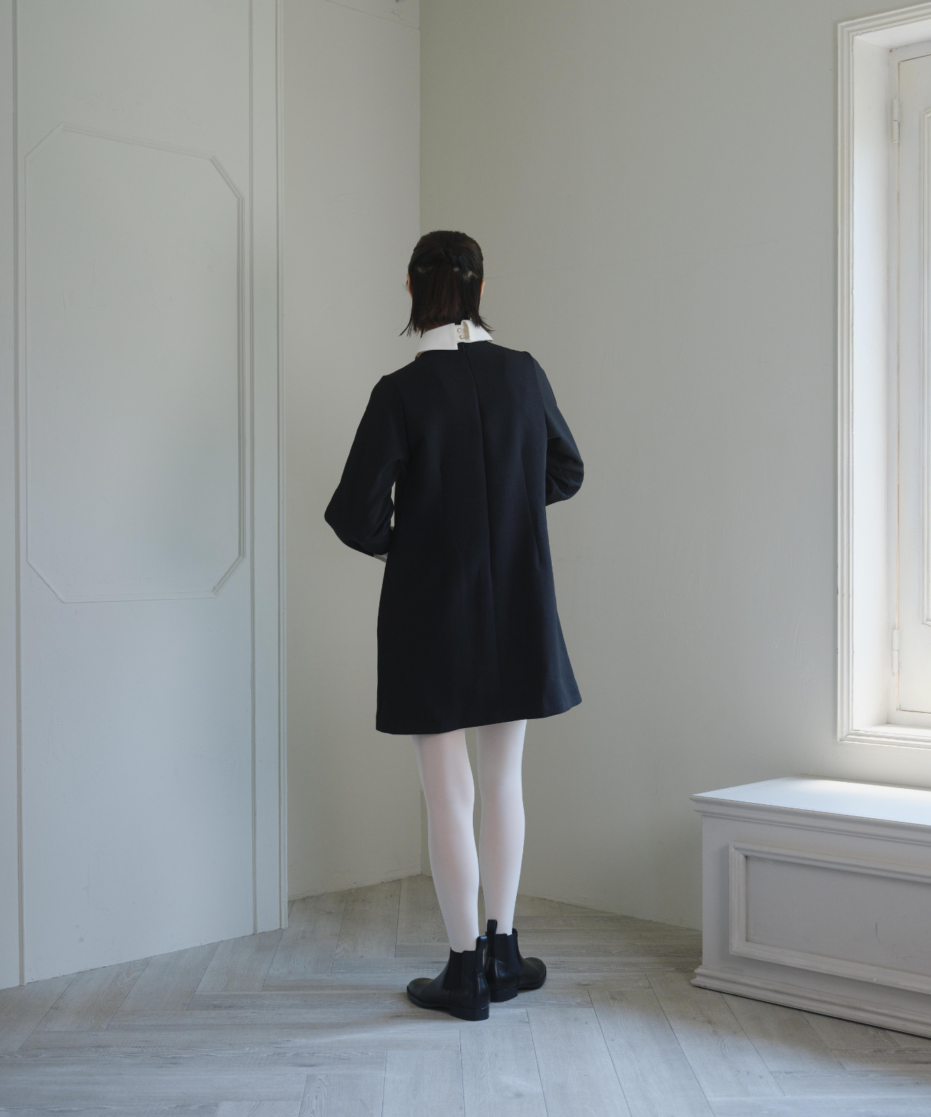 ≪通常販売≫【THE DRESS #60】bicolor mini dress(バイカラーミニドレス)