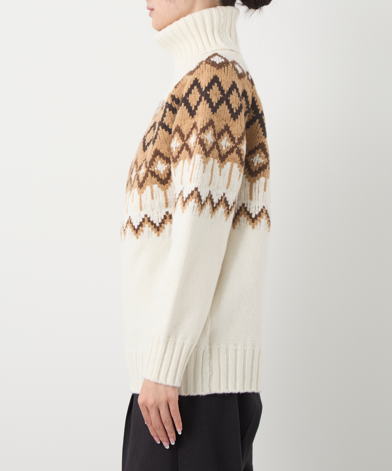 ≪通常販売≫nordic highneck sweater(ノルディックハイネックセーター)