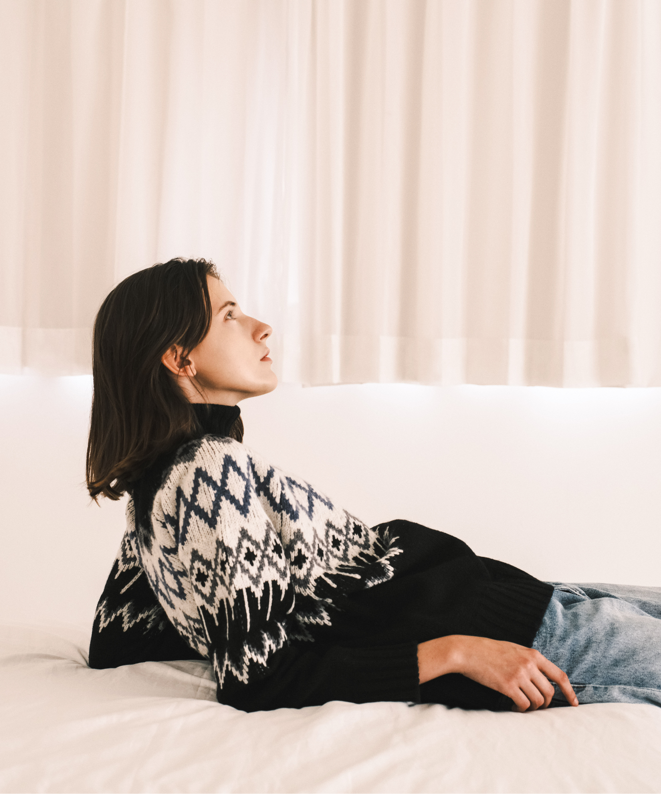 ≪通常販売≫nordic highneck sweater(ノルディックハイネックセーター)