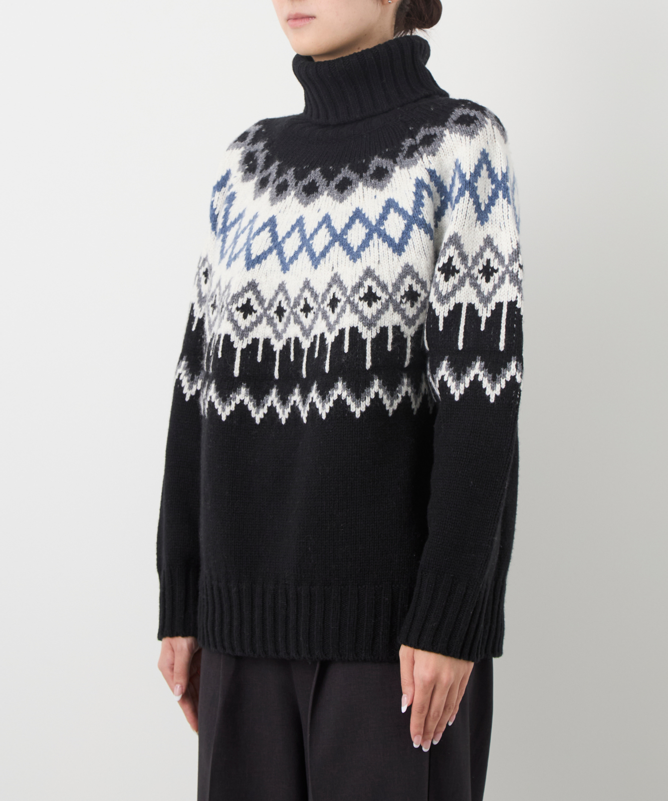 ≪通常販売≫nordic highneck sweater(ノルディックハイネックセーター)