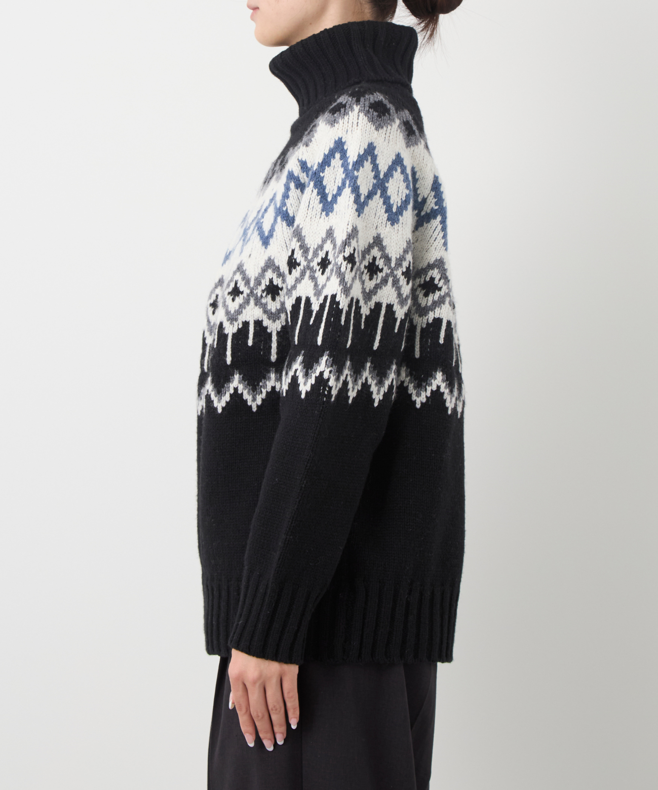 ≪通常販売≫nordic highneck sweater(ノルディックハイネックセーター)