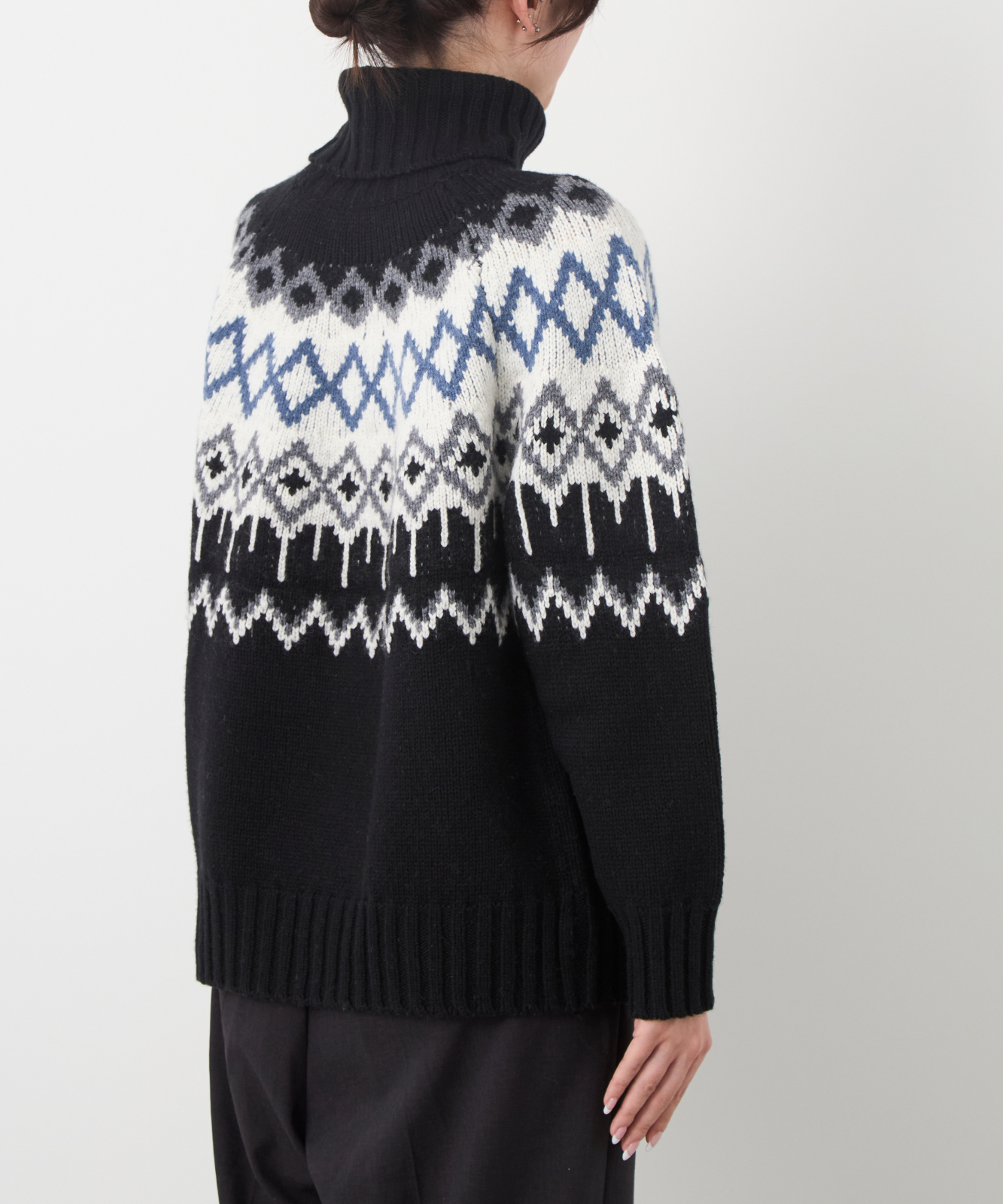 ≪通常販売≫nordic highneck sweater(ノルディックハイネックセーター)