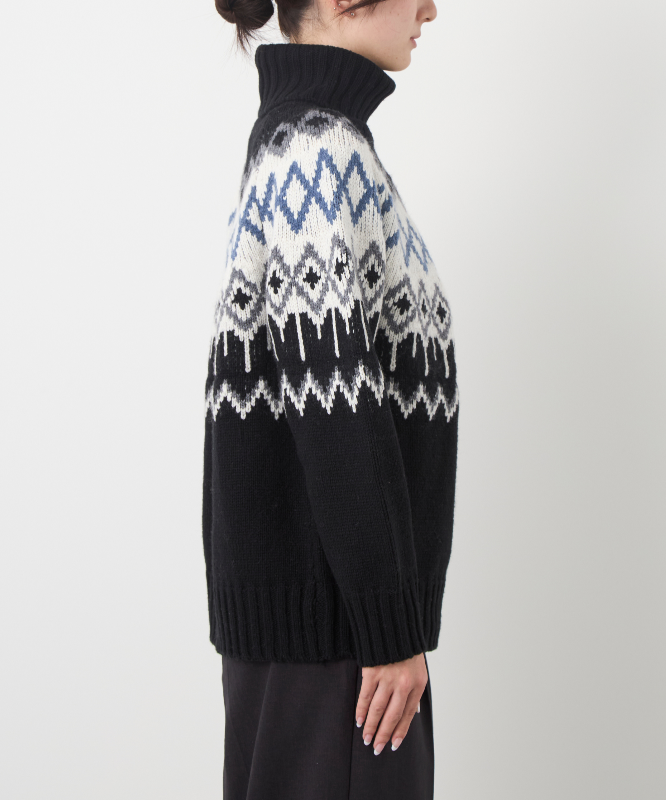 ≪通常販売≫nordic highneck sweater(ノルディックハイネックセーター)