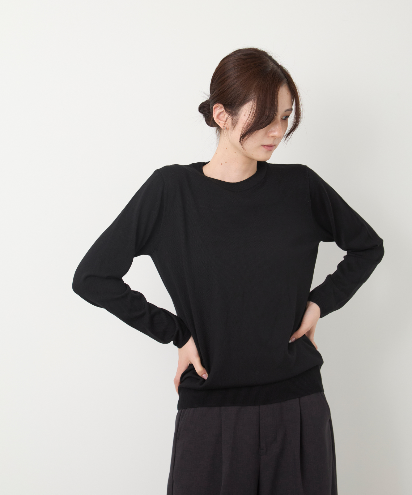≪通常販売≫silk wool pullover(シルクウールプルオーバー)
