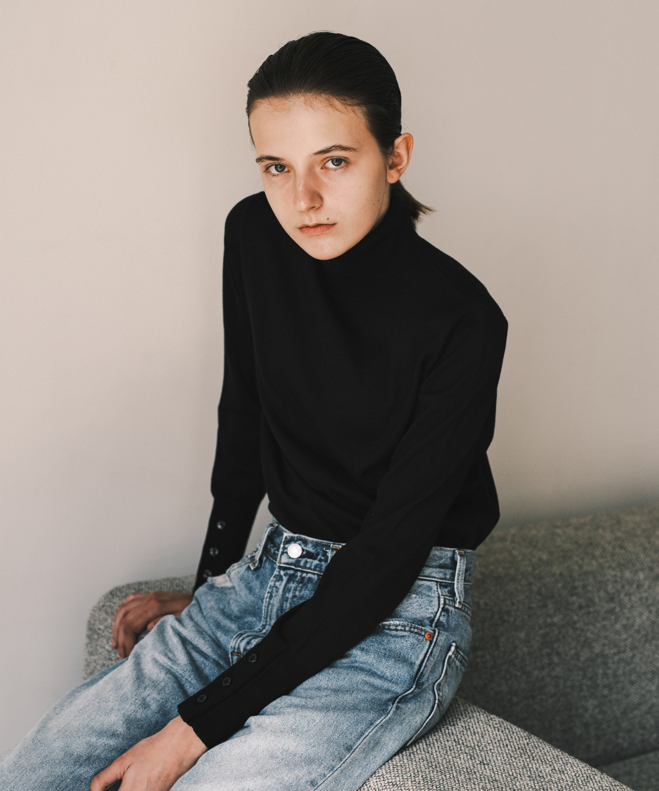 ≪通常販売≫silk wool turtleneck pullover(シルクウールタートルネックプルオーバー)
