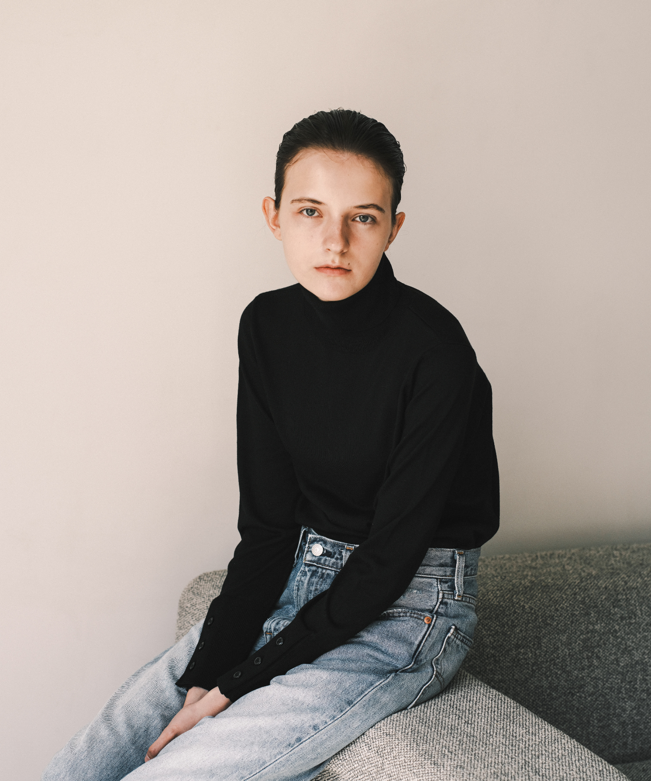 ≪通常販売≫silk wool turtleneck pullover(シルクウールタートルネックプルオーバー)