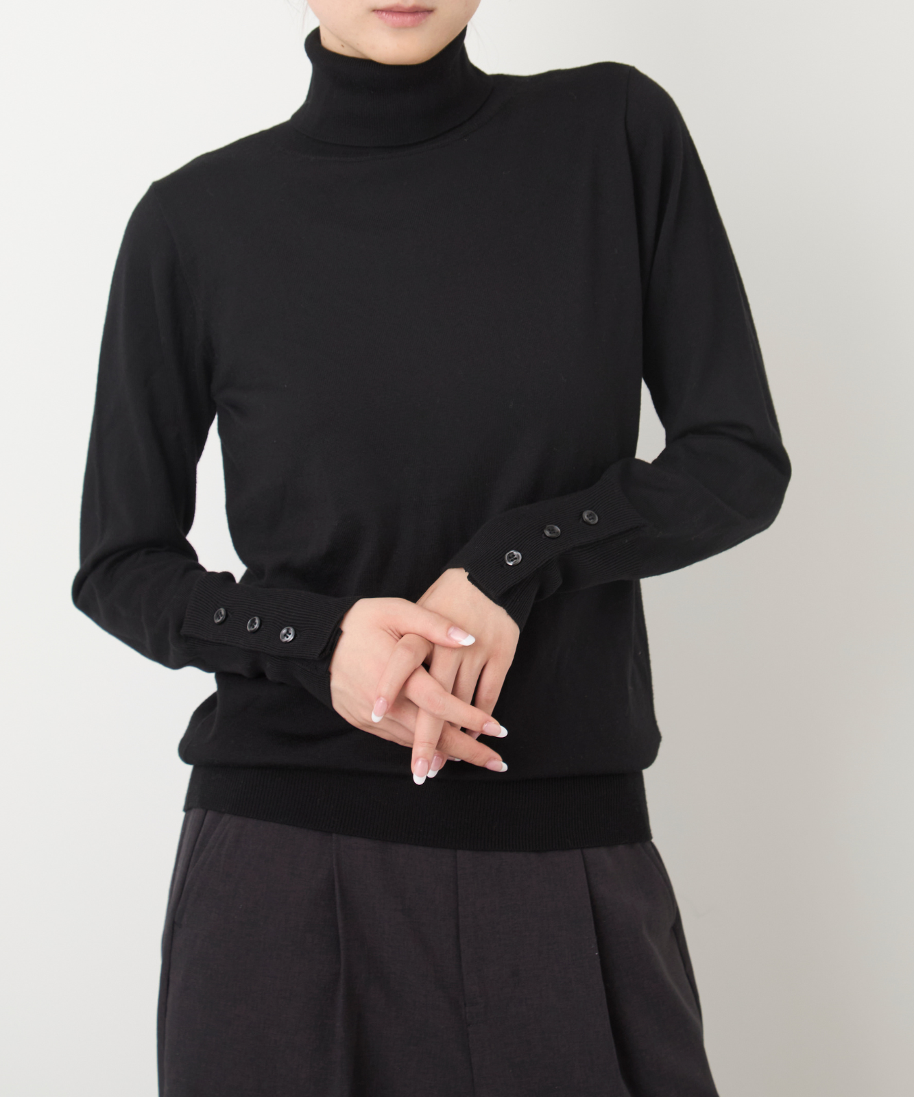 ≪通常販売≫silk wool turtleneck pullover(シルクウールタートルネックプルオーバー)
