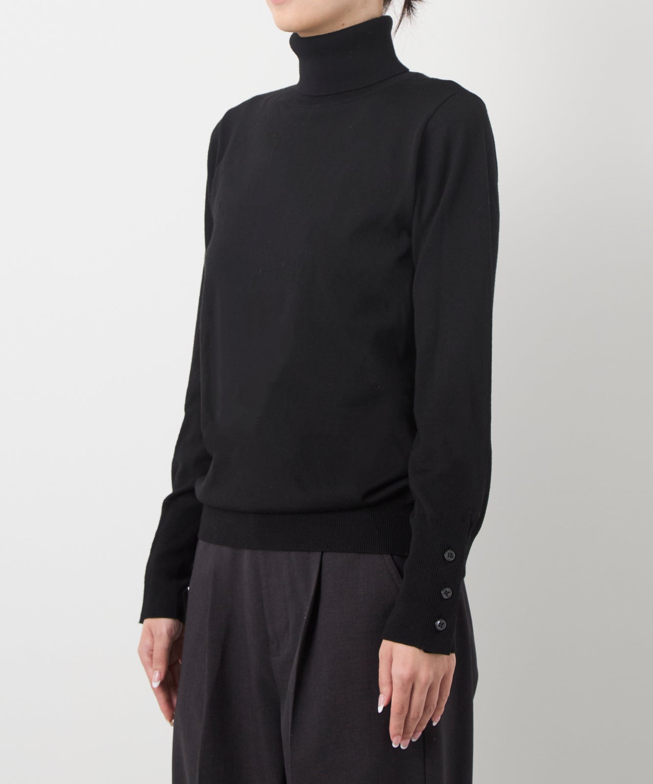 ≪通常販売≫silk wool turtleneck pullover(シルクウールタートルネックプルオーバー)