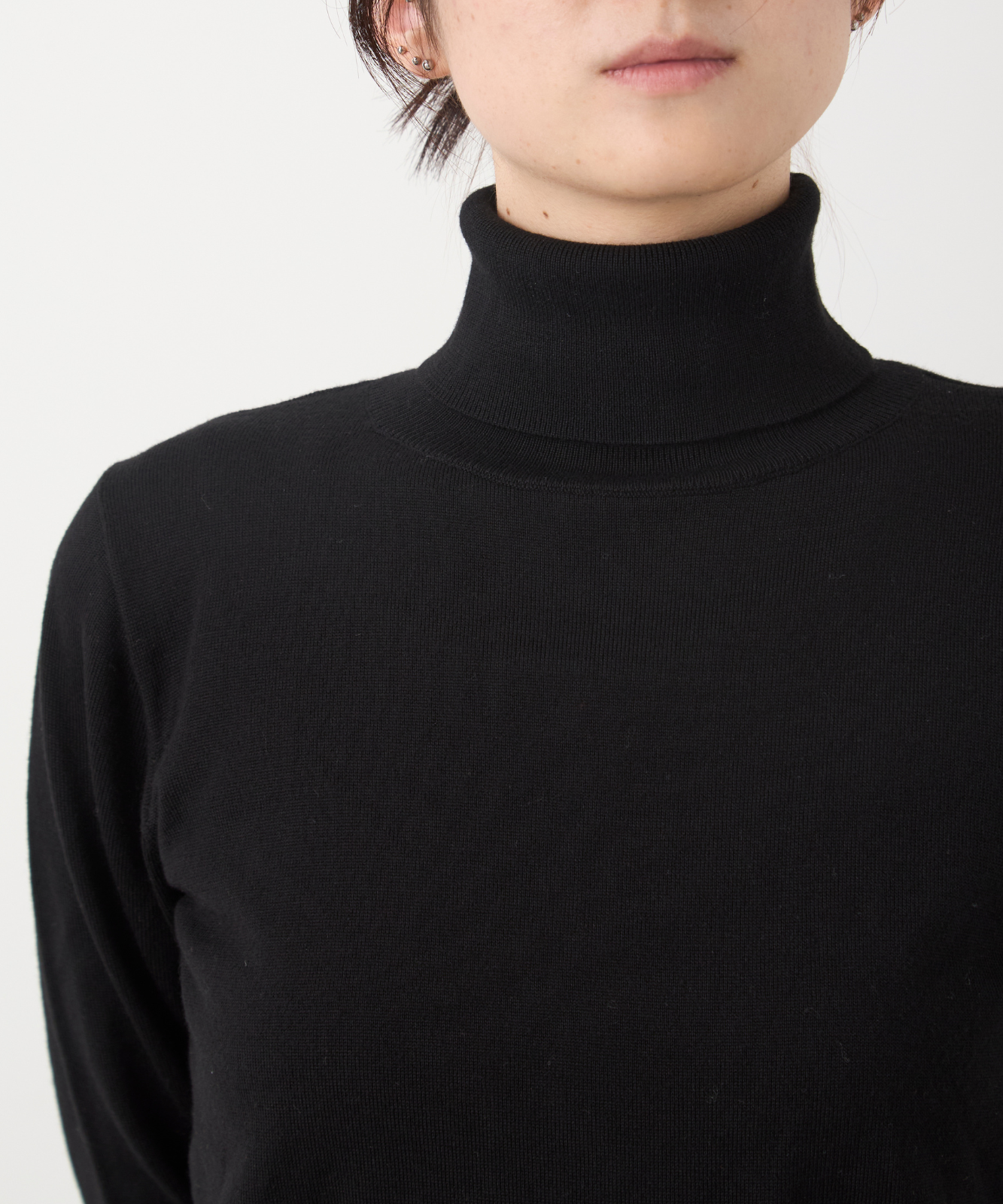 ≪通常販売≫silk wool turtleneck pullover(シルクウールタートルネックプルオーバー)