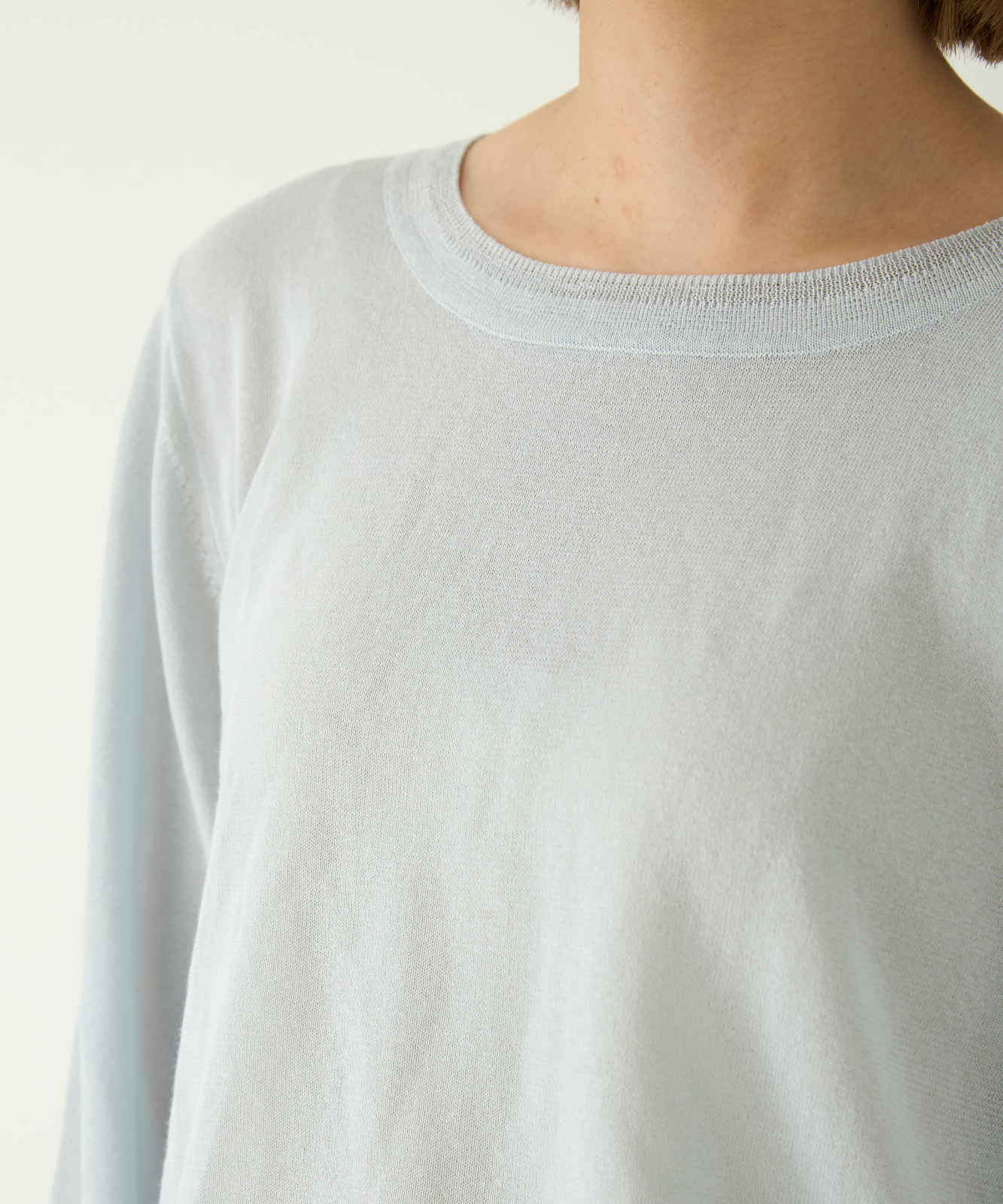 ≪通常販売≫crew neck sheer pullover(クルーネックシアープルオーバー)