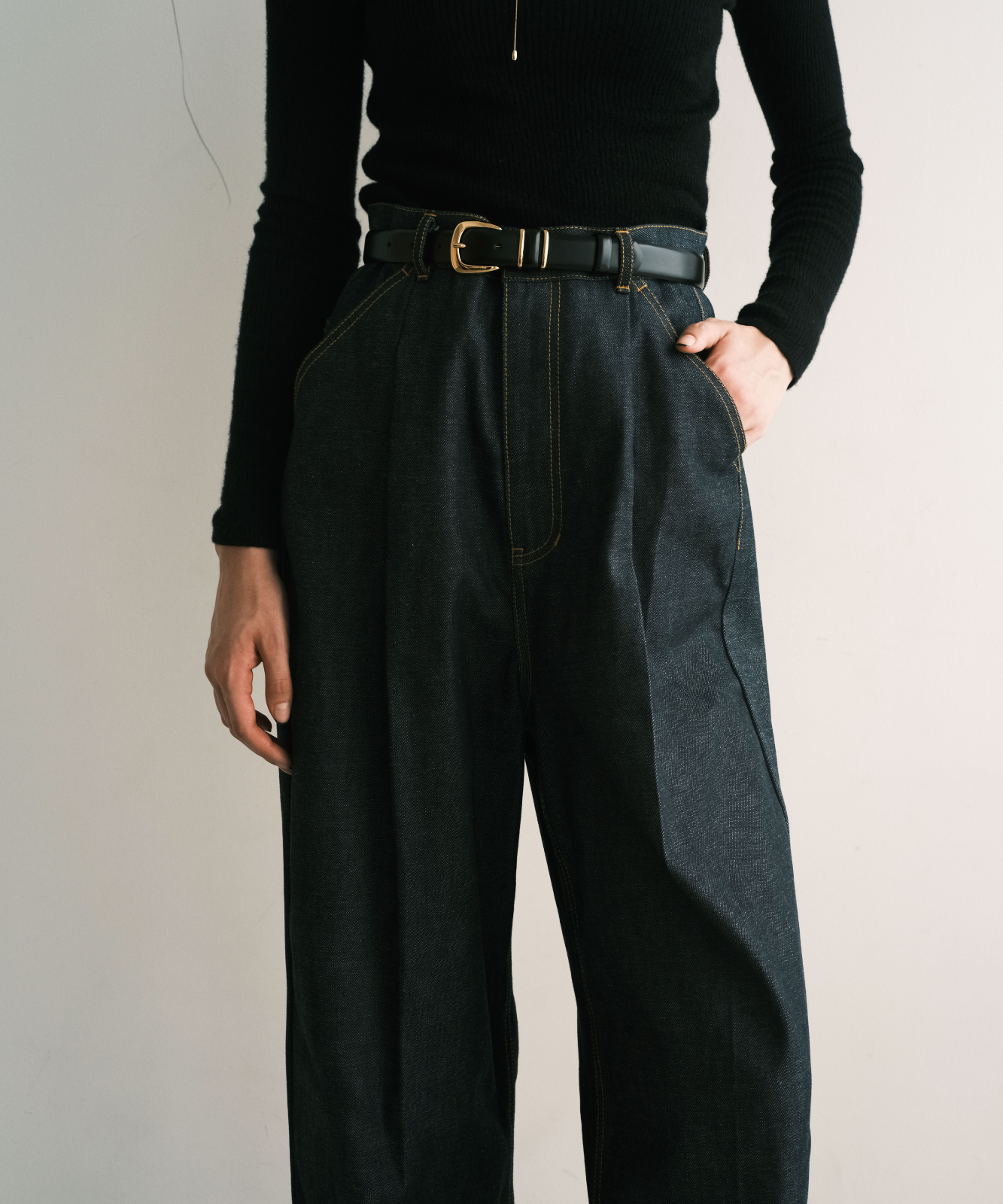 ≪通常販売≫11oz denim tuck pants(11オンスデニムタックパンツ)