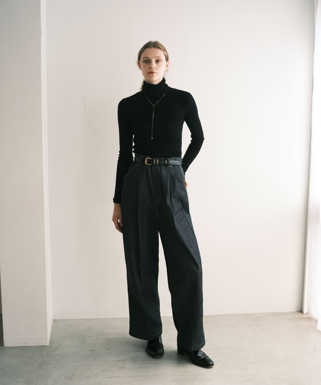 ≪通常販売≫11oz denim tuck pants(11オンスデニムタックパンツ)