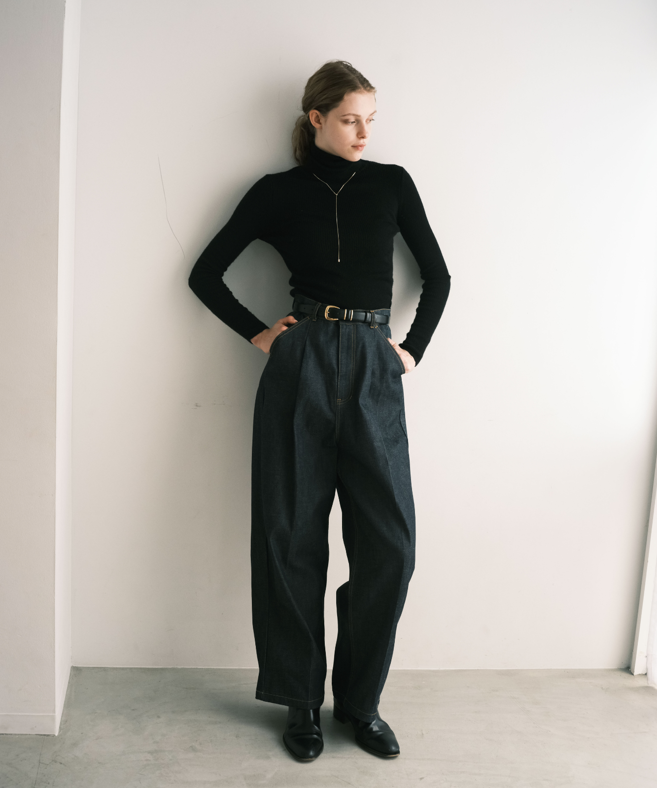 ≪通常販売≫11oz denim tuck pants(11オンスデニムタックパンツ)
