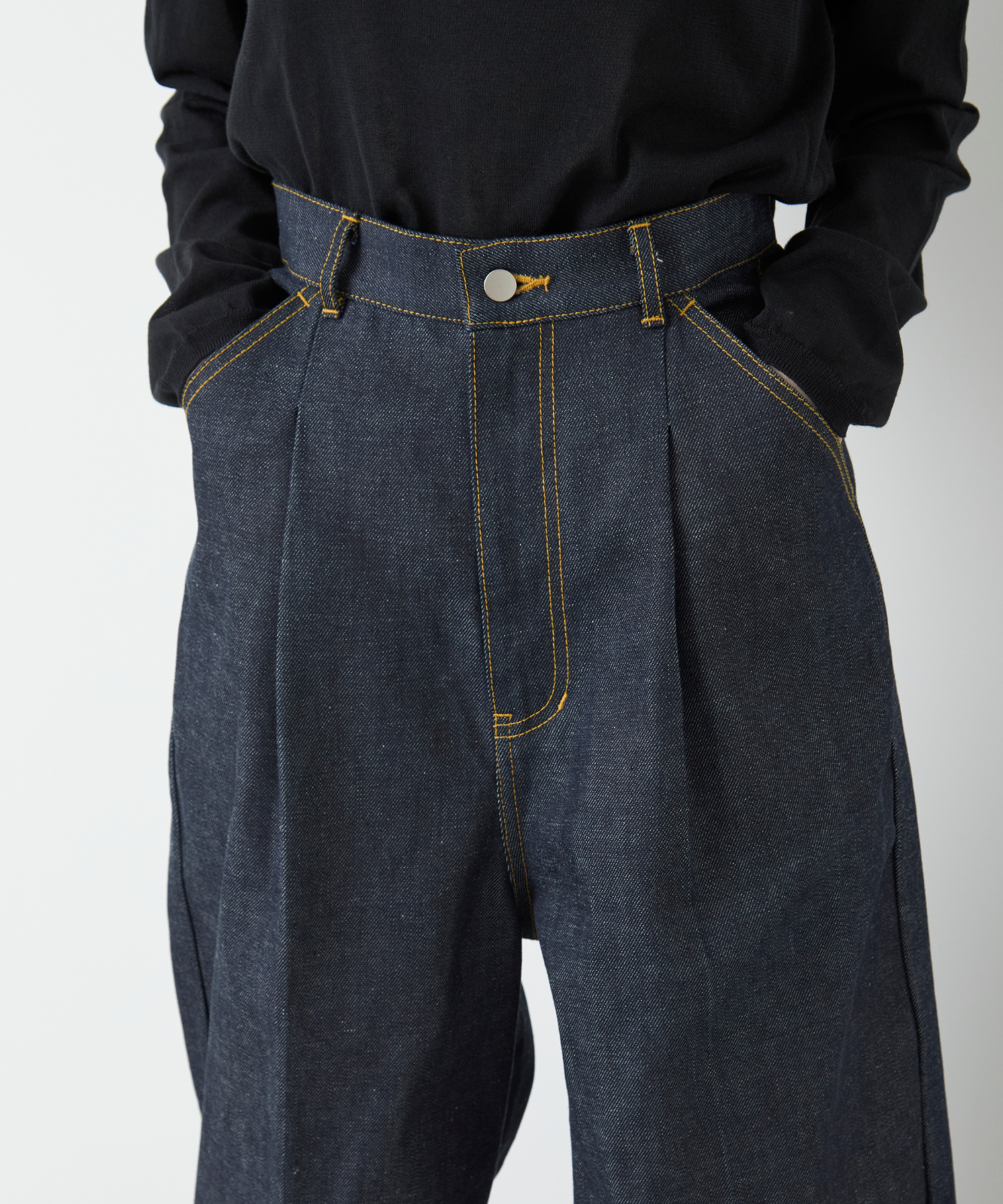 ≪通常販売≫11oz denim tuck pants(11オンスデニムタックパンツ)