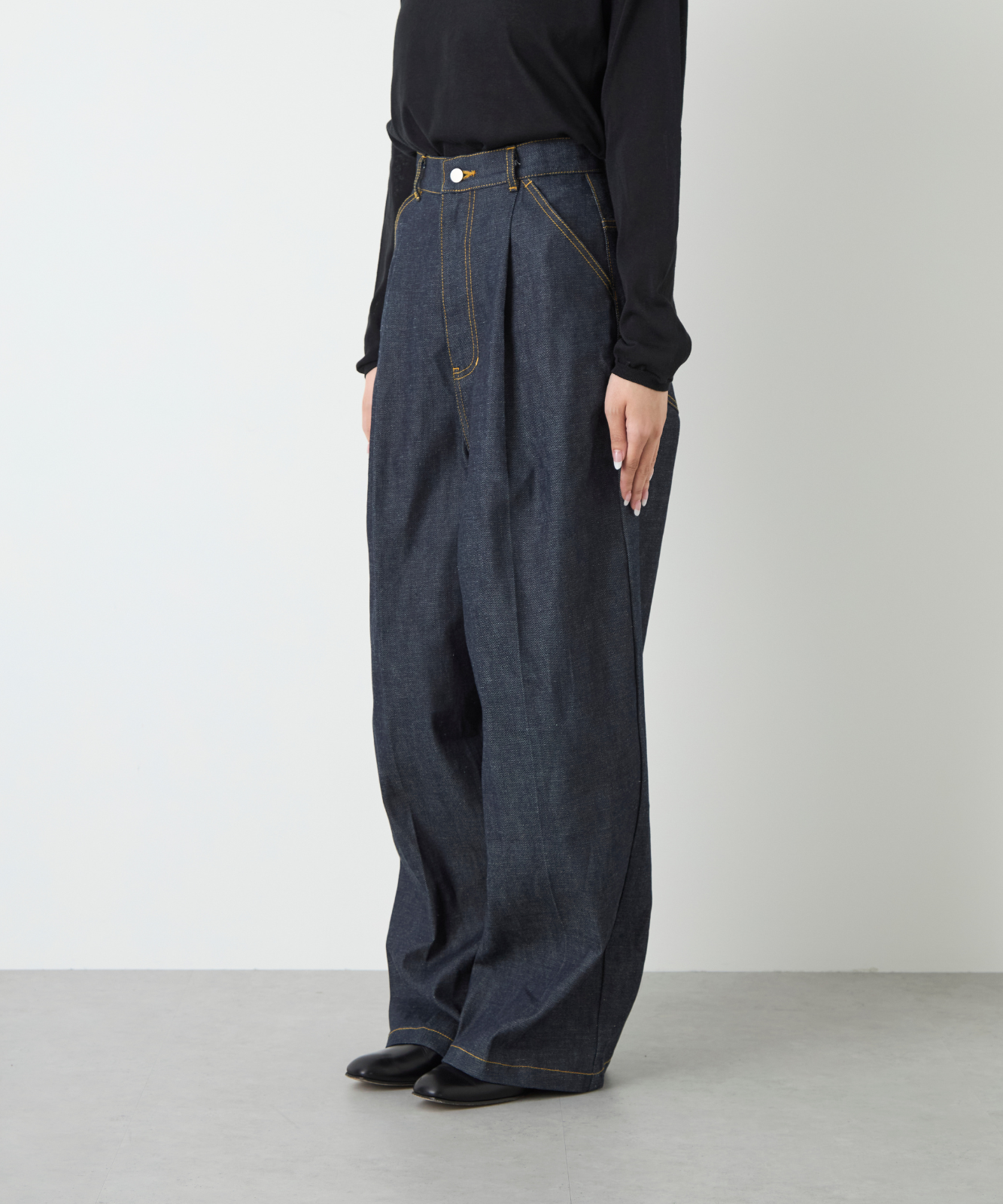 ≪通常販売≫11oz denim tuck pants(11オンスデニムタックパンツ)