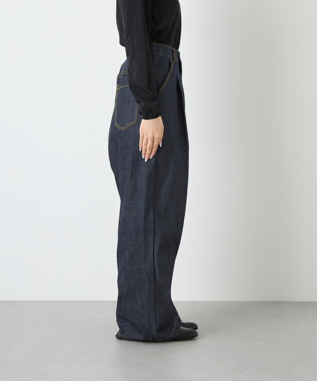 ≪通常販売≫11oz denim tuck pants(11オンスデニムタックパンツ)