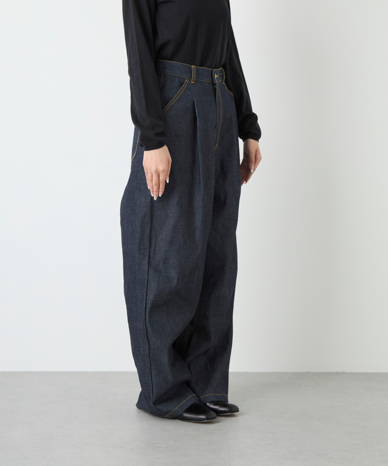 ≪通常販売≫11oz denim tuck pants(11オンスデニムタックパンツ)