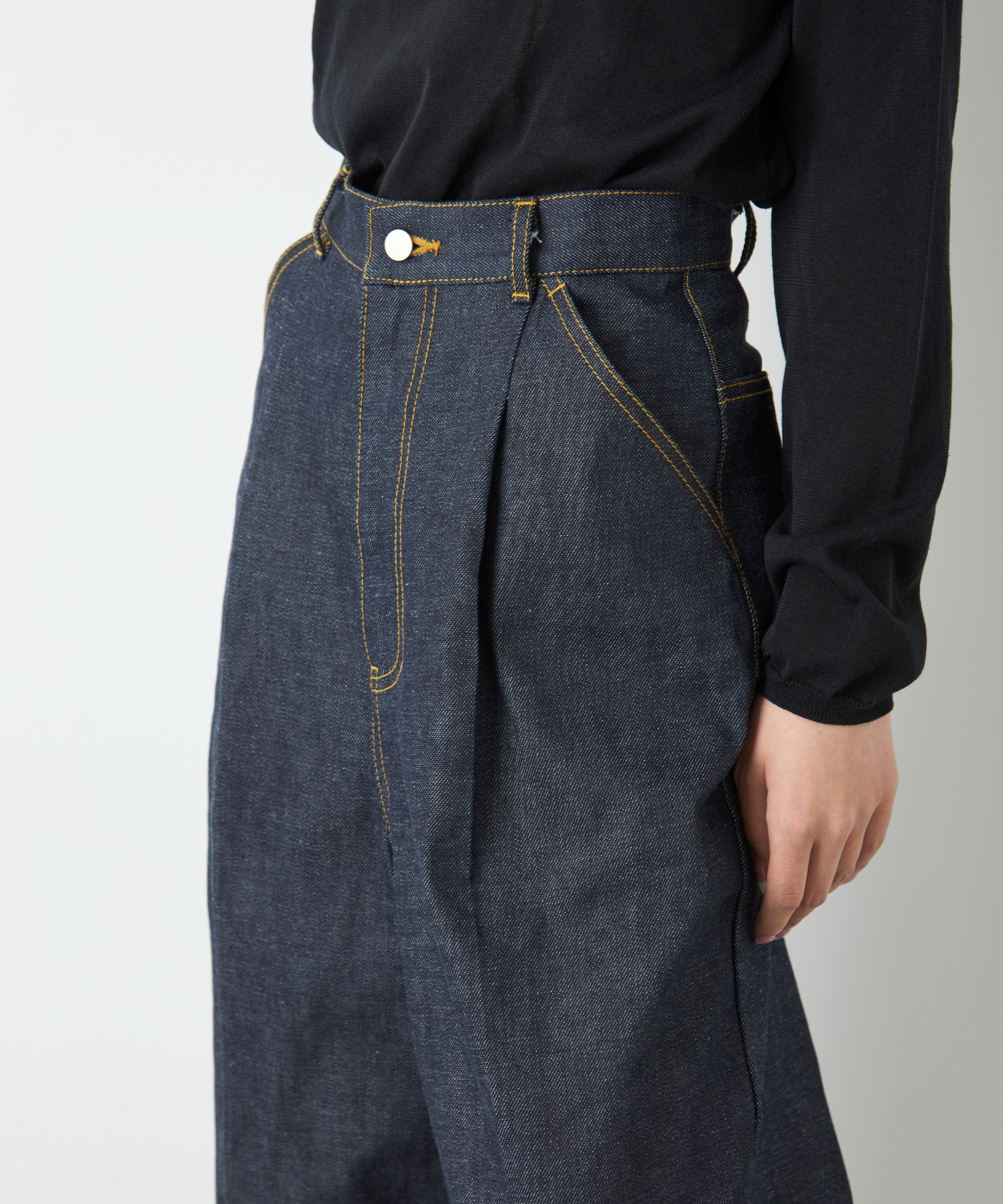 ≪通常販売≫11oz denim tuck pants(11オンスデニムタックパンツ)