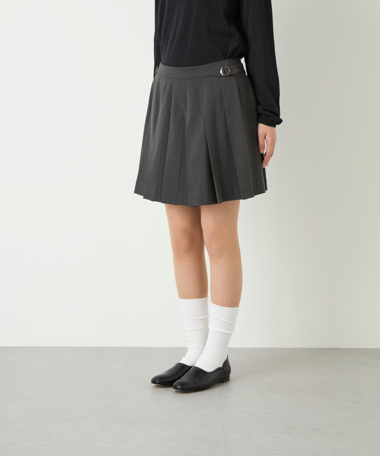 ≪通常販売≫adjust pleats mini skirt(アジャストプリーツミニスカート)