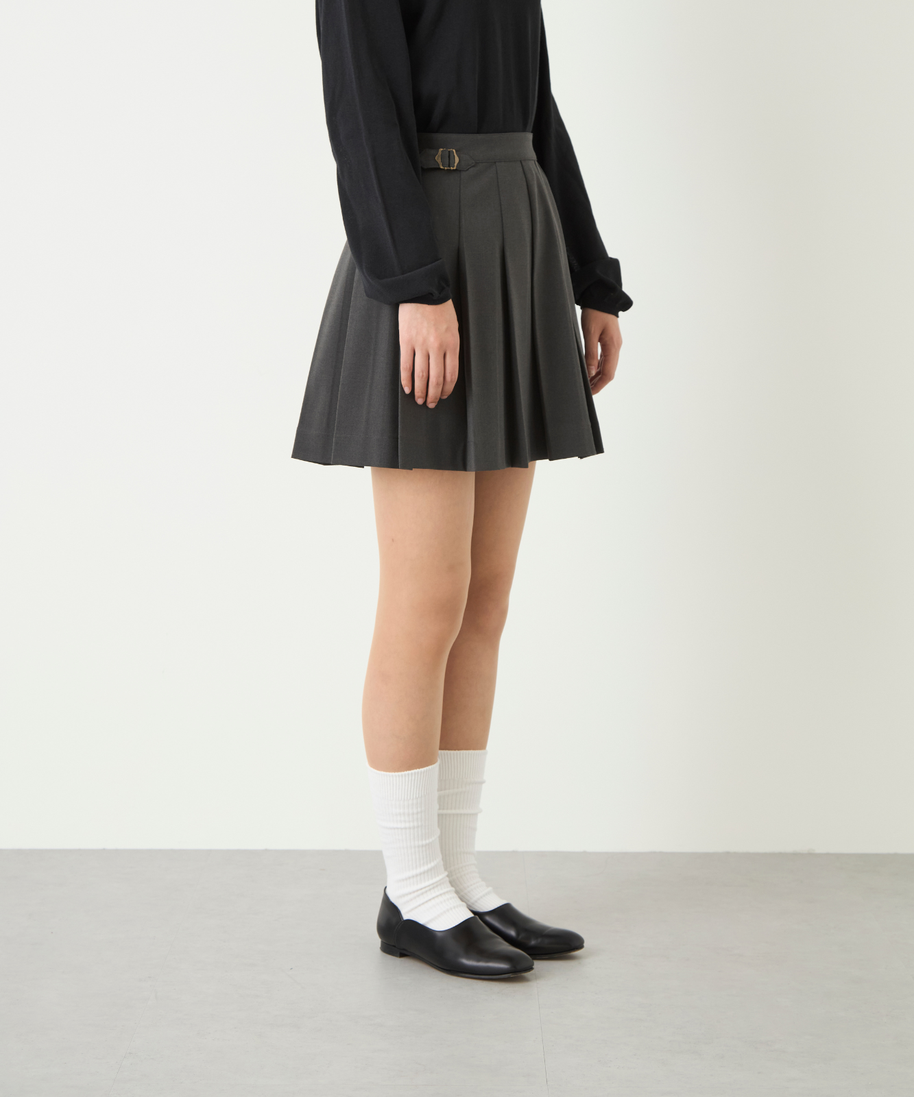 ≪通常販売≫adjust pleats mini skirt(アジャストプリーツミニスカート)