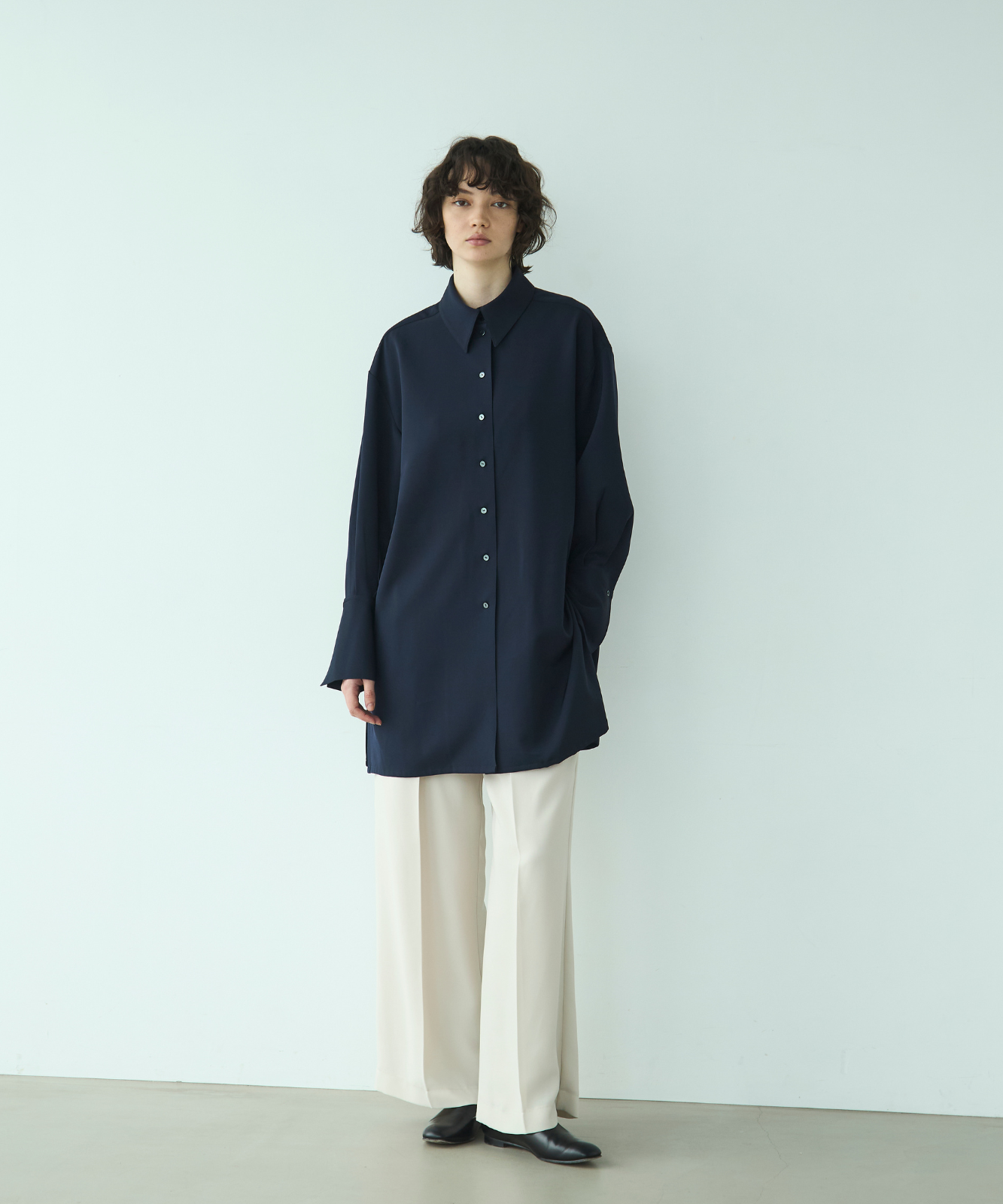 ≪通常販売≫shirt collar toro blouse(シャツカラートロブラウス)≪2025年9月17日15:00販売開始≫