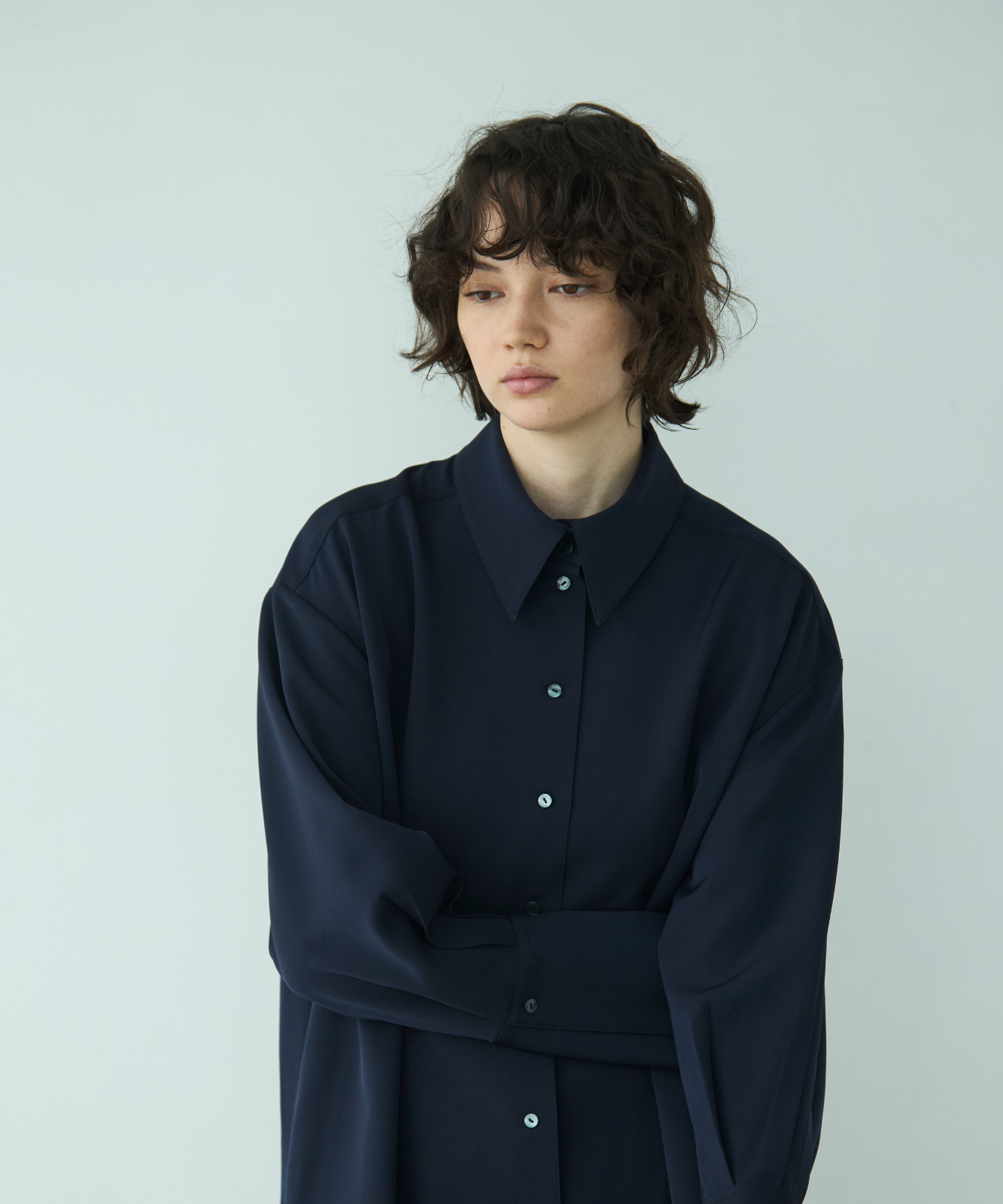 ≪通常販売≫shirt collar toro blouse(シャツカラートロブラウス)≪2025年9月17日15:00販売開始≫